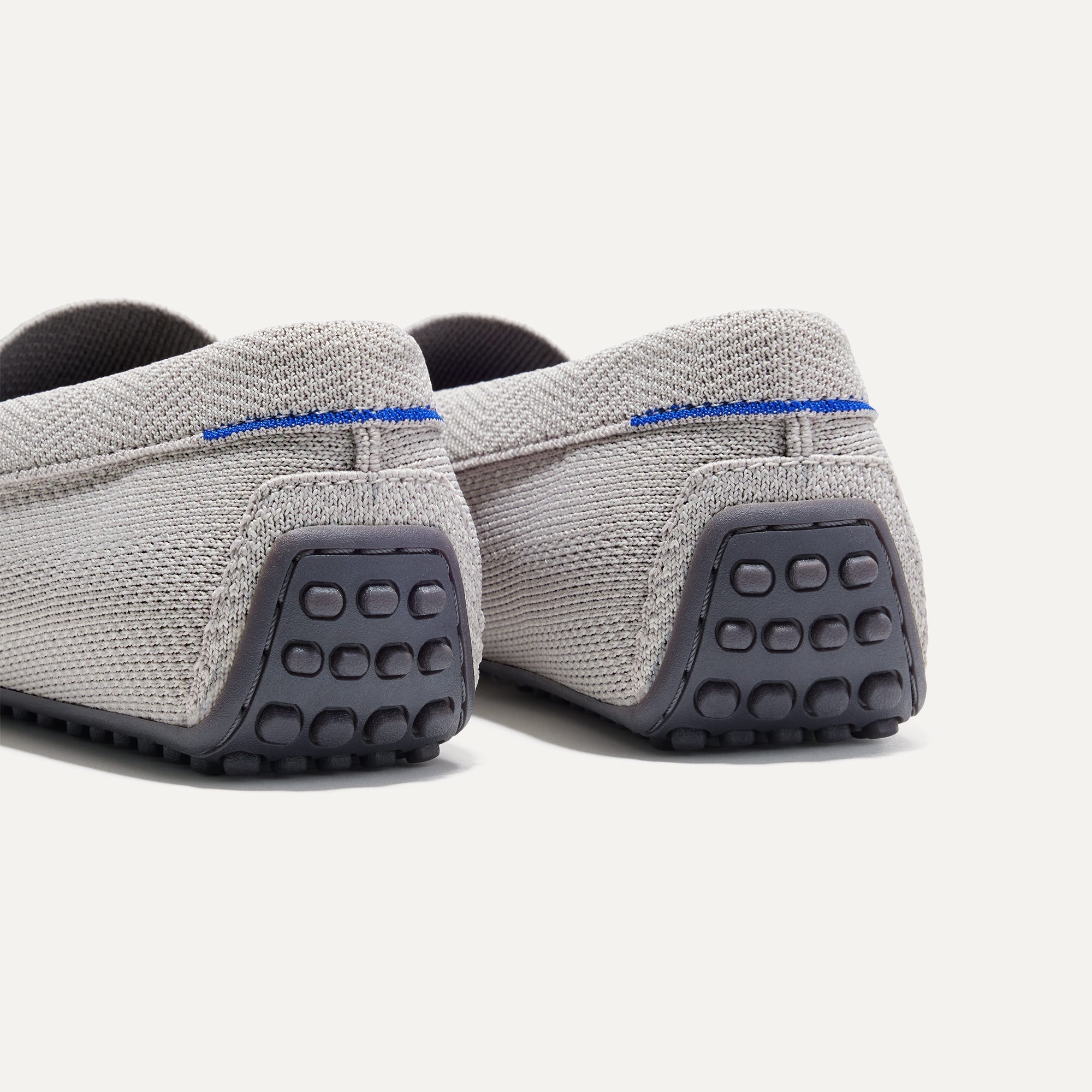 The Driving Loafer Light Grey Herringbone - Image 5