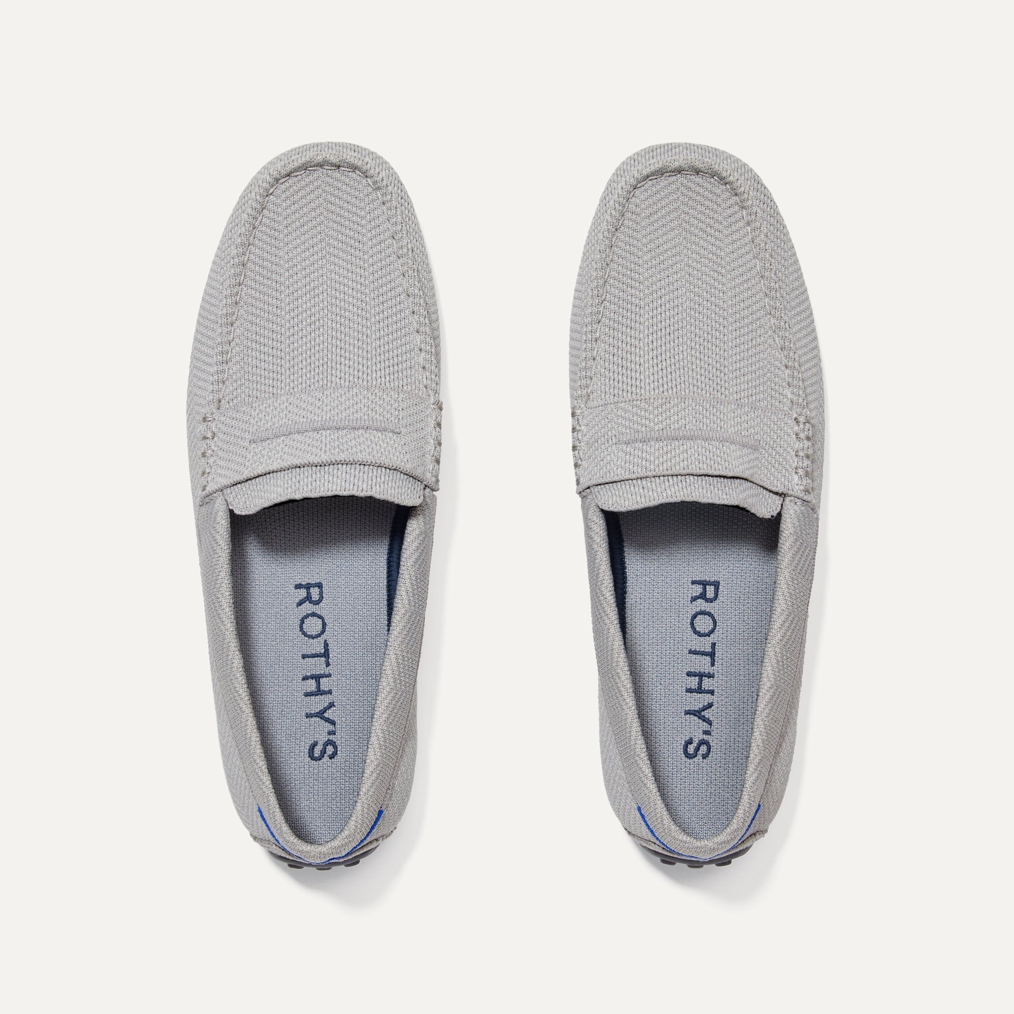 The Driving Loafer Light Grey Herringbone - Image 4