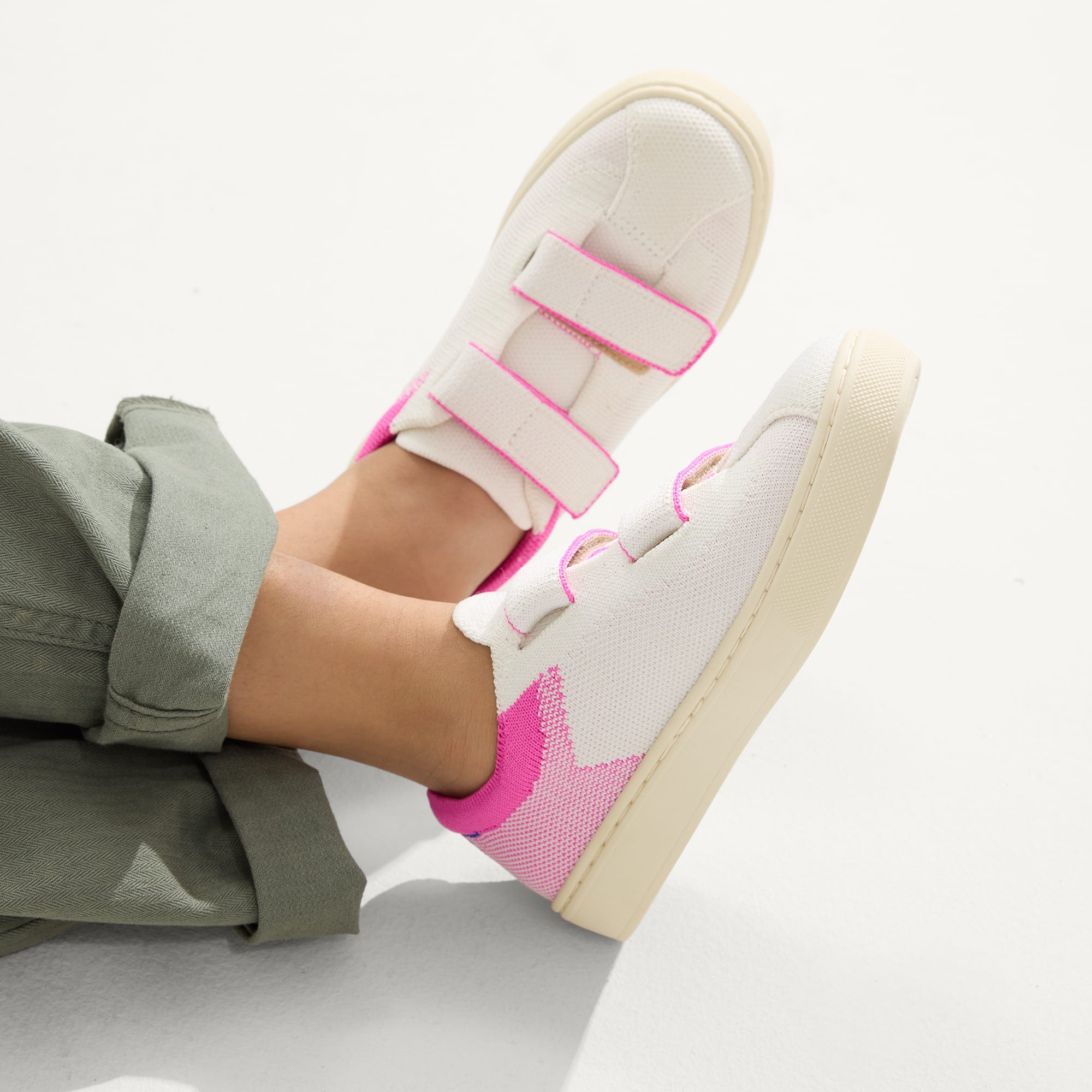 Alternative view of The Kids Strap Sneaker   Pink Taffy