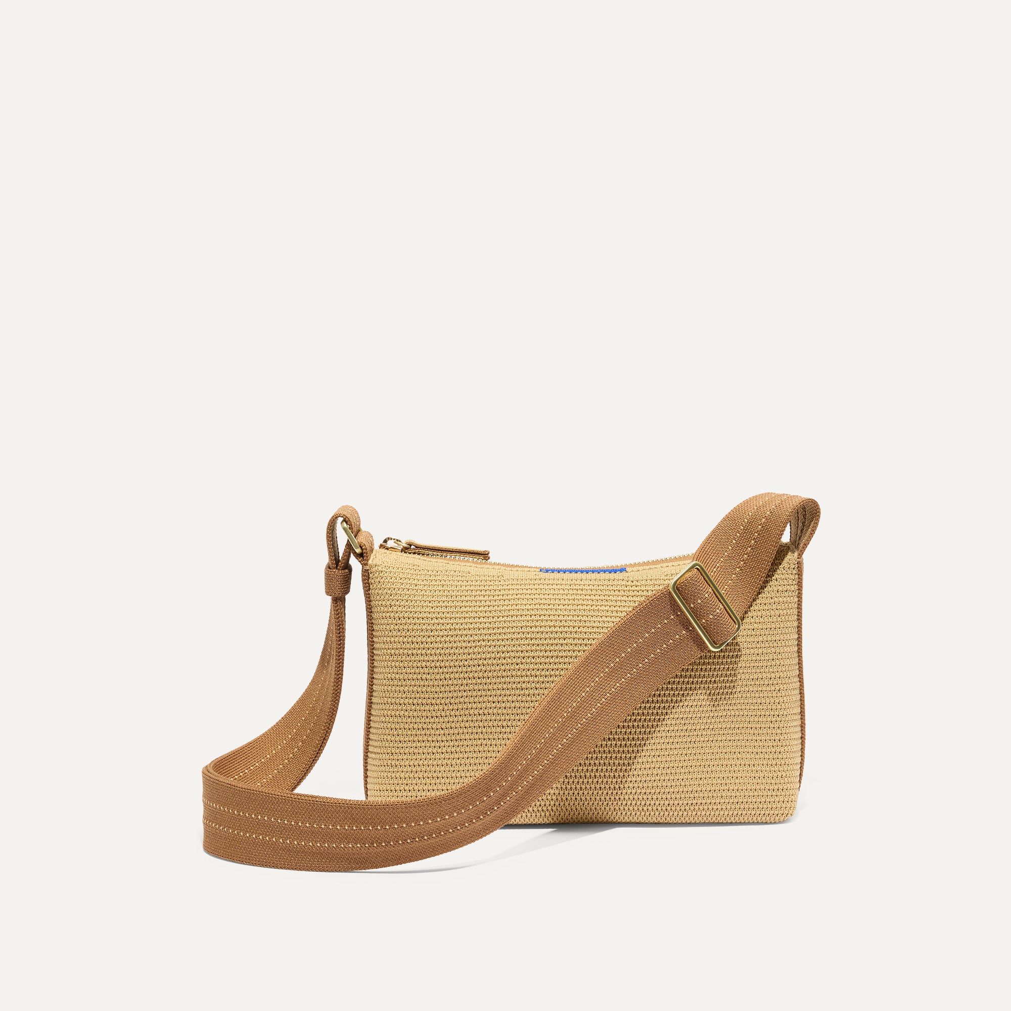 The Casual Crossbody   Brown Butter Raffia Knit