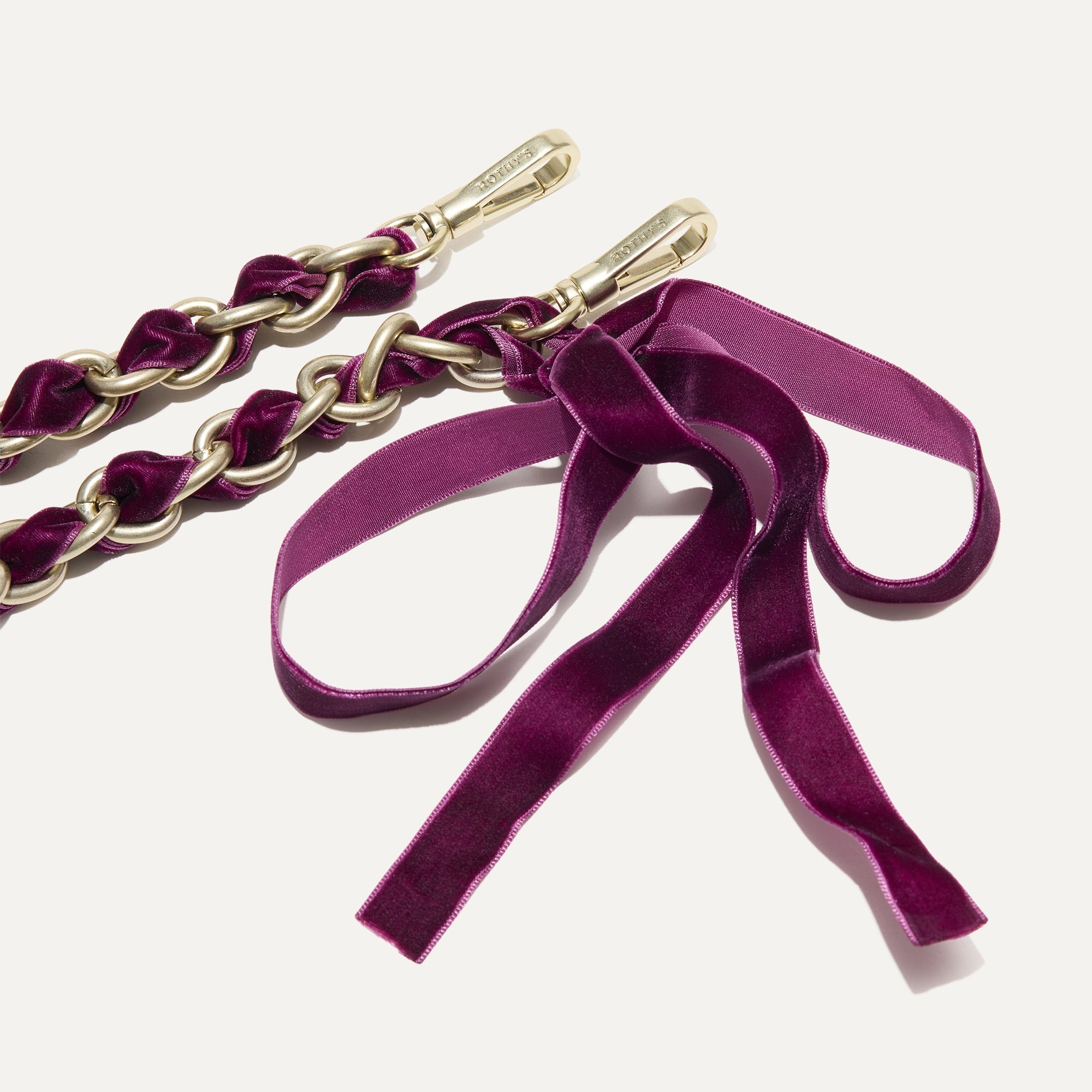 The Shoulder Strap Velvet Plum Chain - Image 4