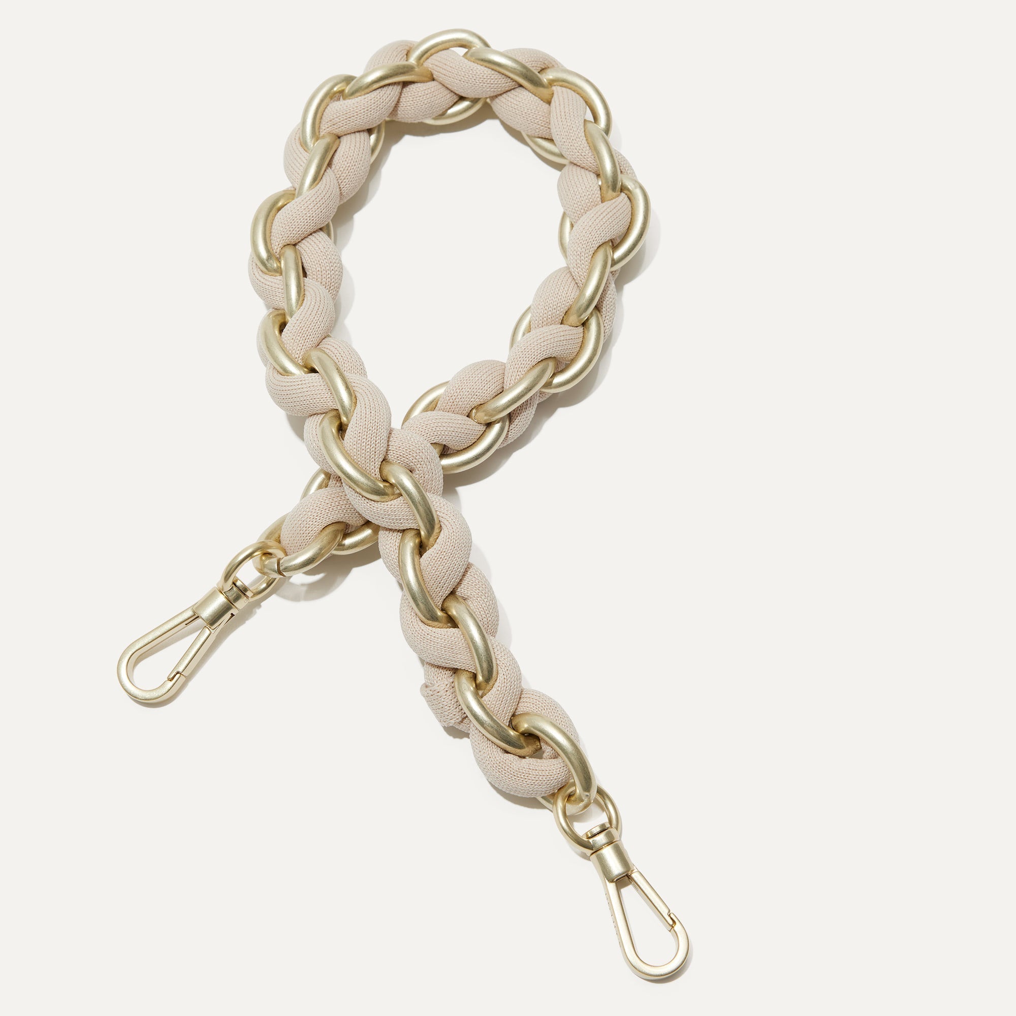The Shoulder Strap White Chain