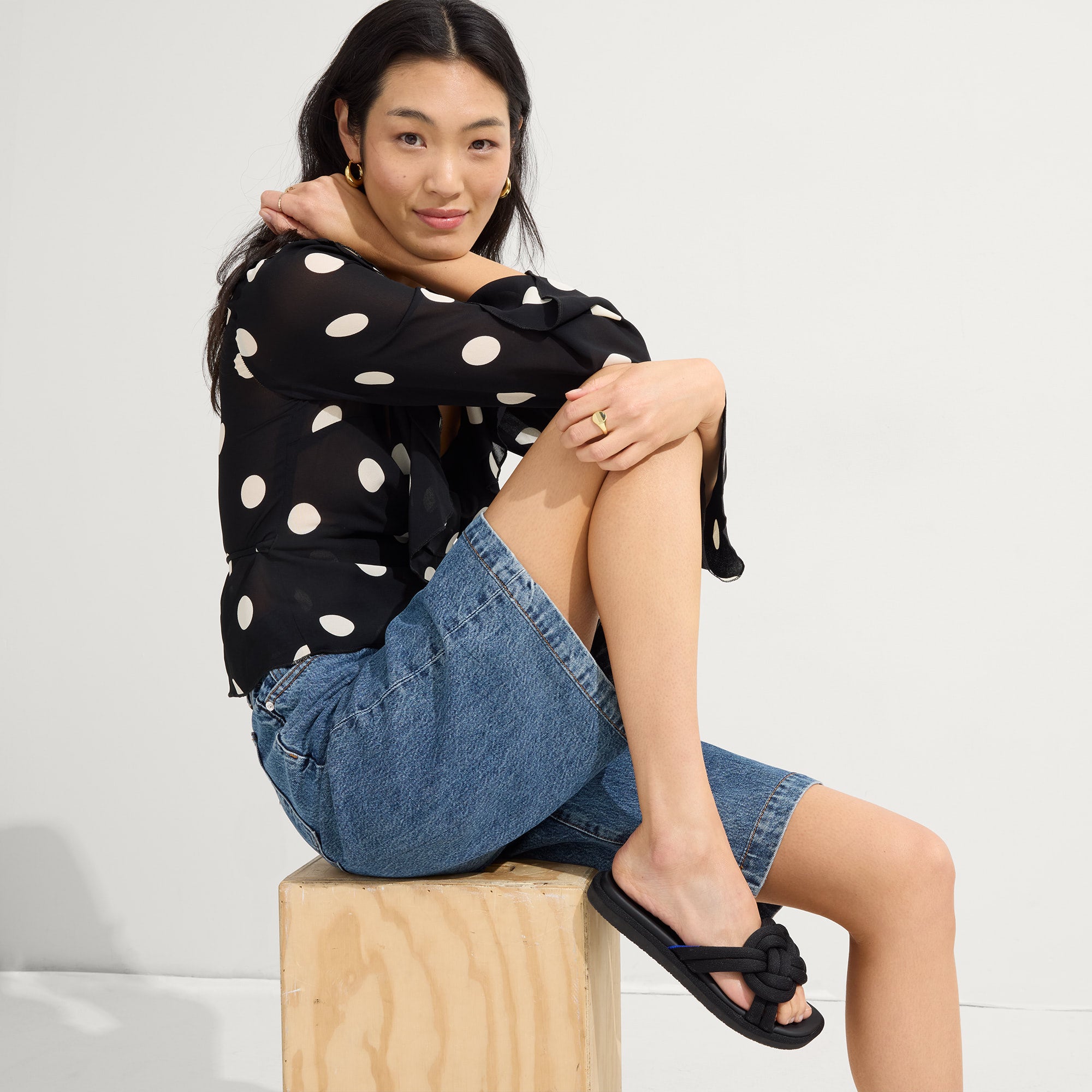 The Summer Sandal Black - Image 4