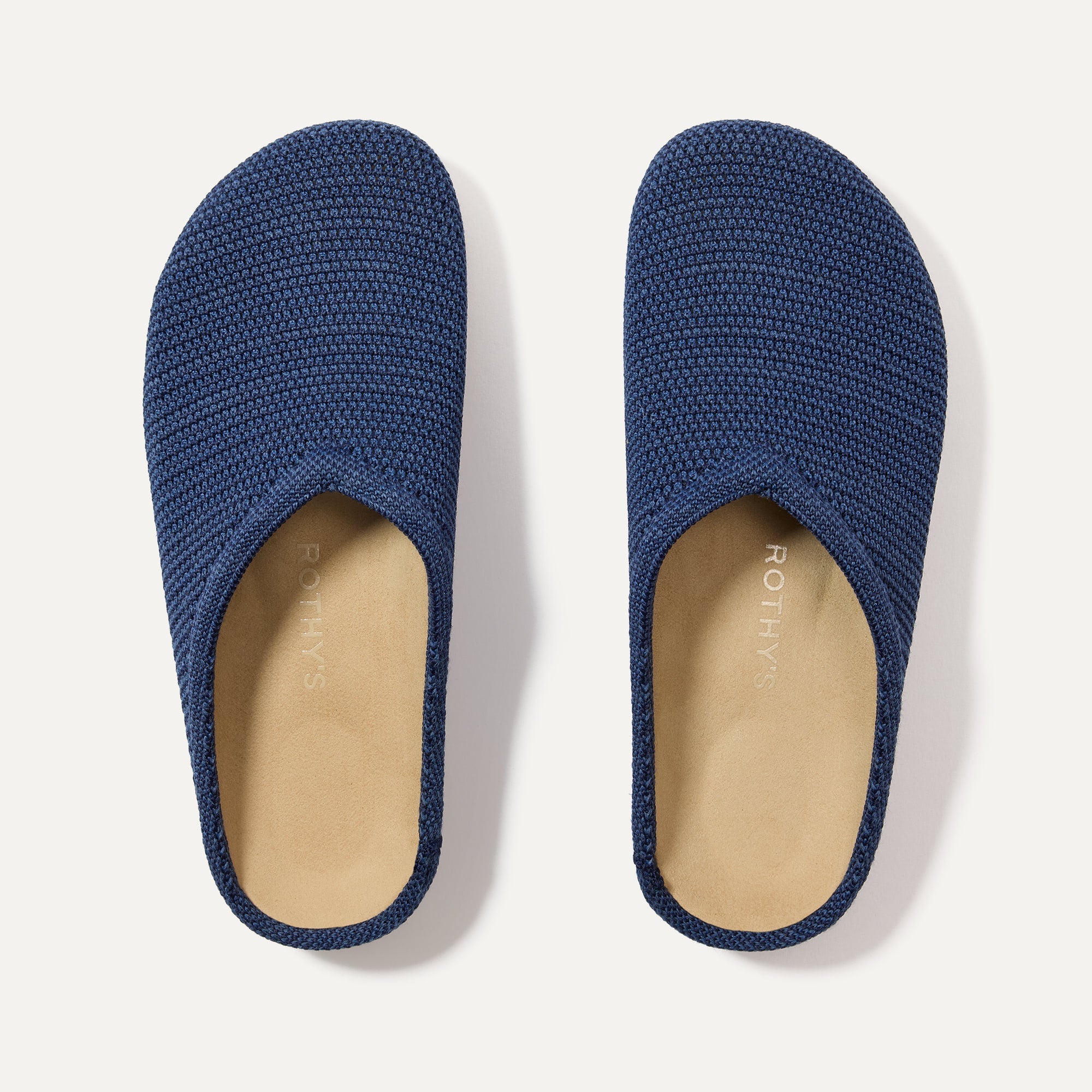 The Casual Clog Blue Raffia Knit