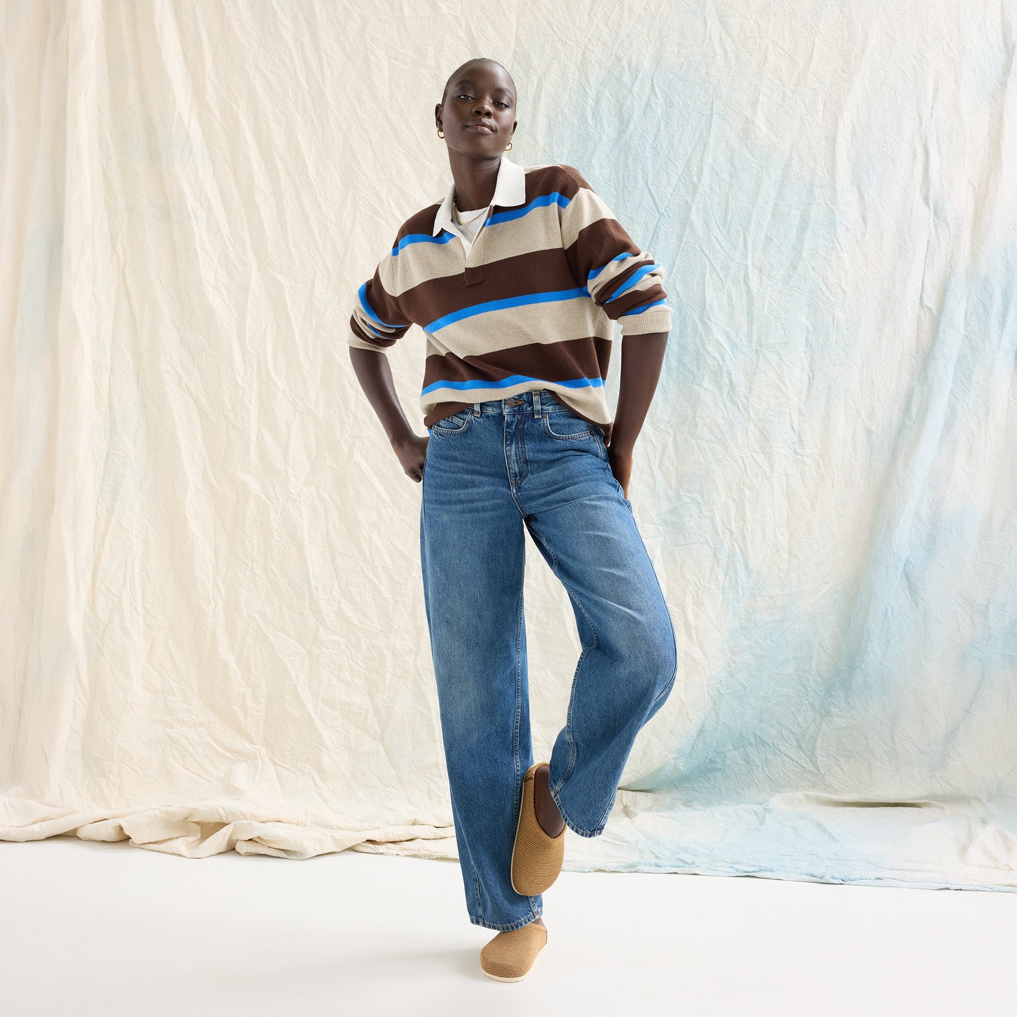 The Casual Clog Wheat Raffia Knit - Image 3