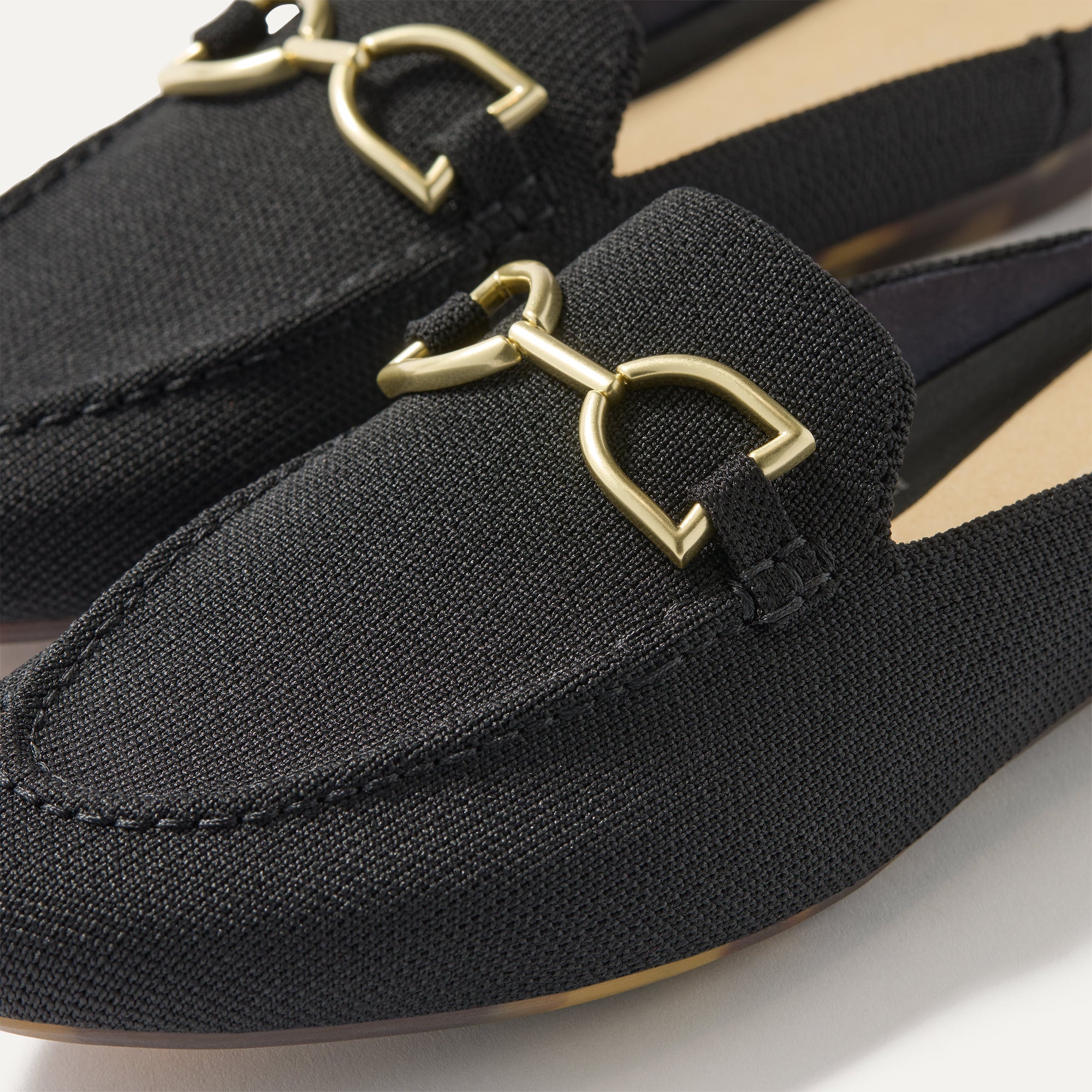 Alternative view of The Double Bit Loafer Mule   Black