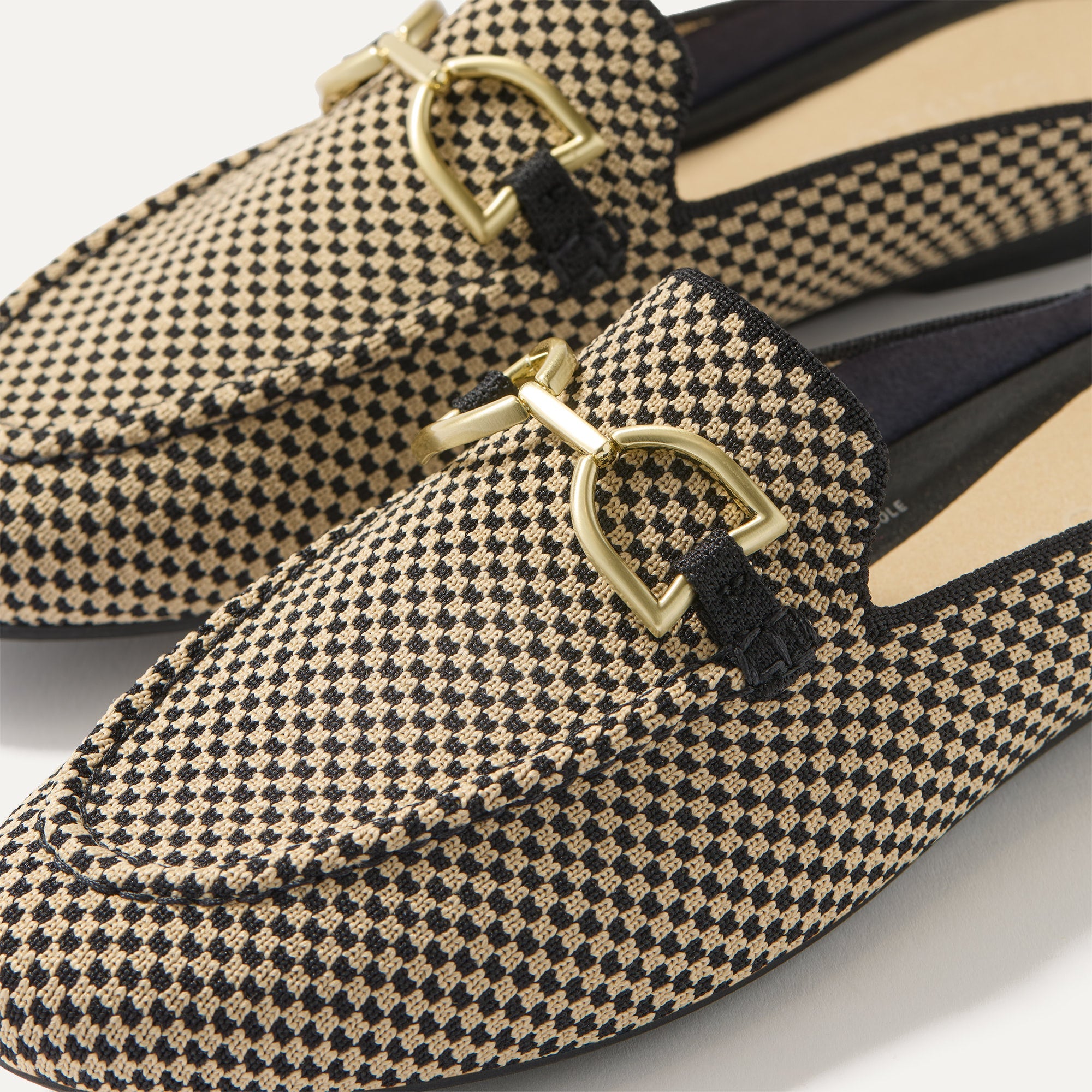 Alternative view of The Double Bit Loafer Mule   Classic Micro Check
