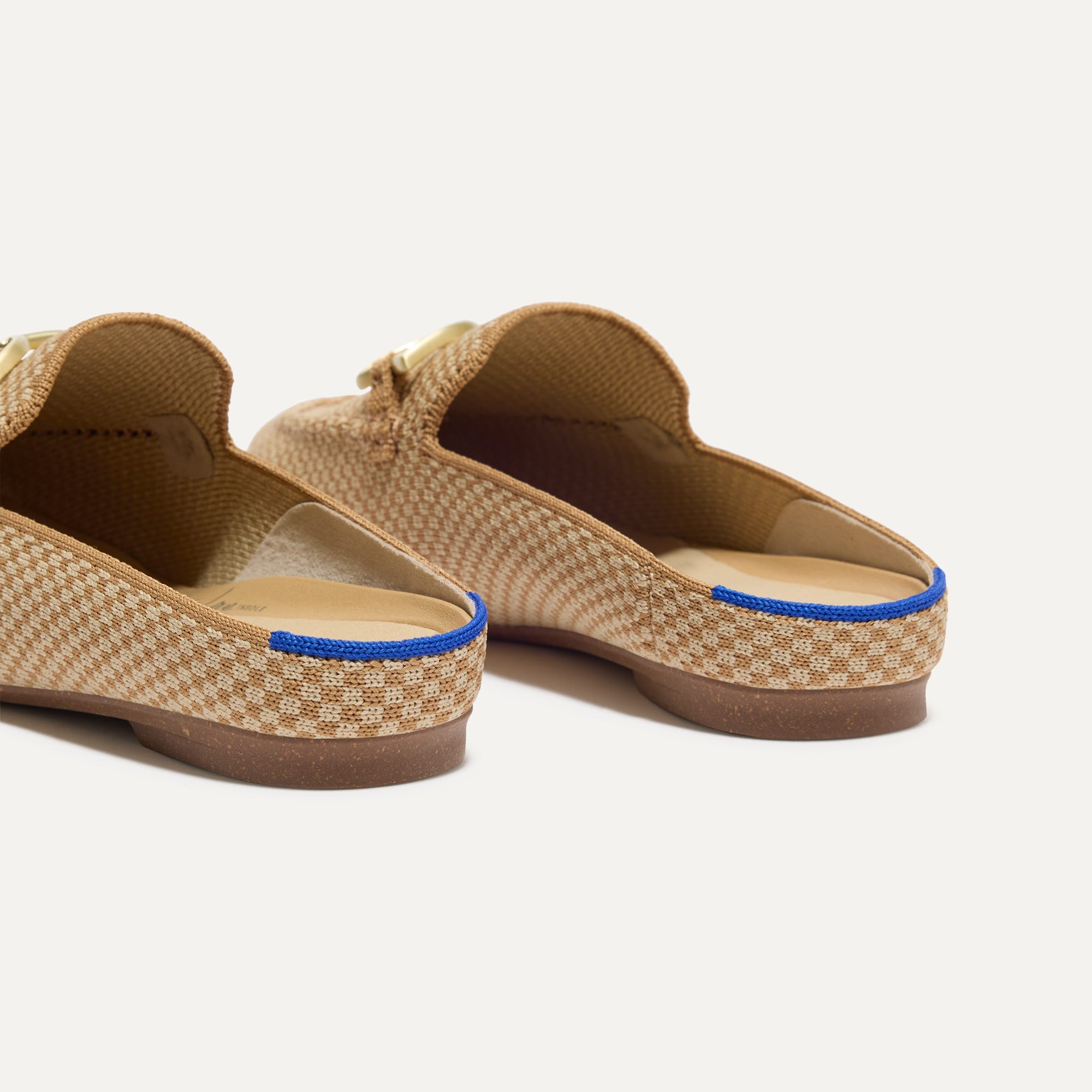 The Double Bit Loafer Mule Waffle Micro Check - Image 6