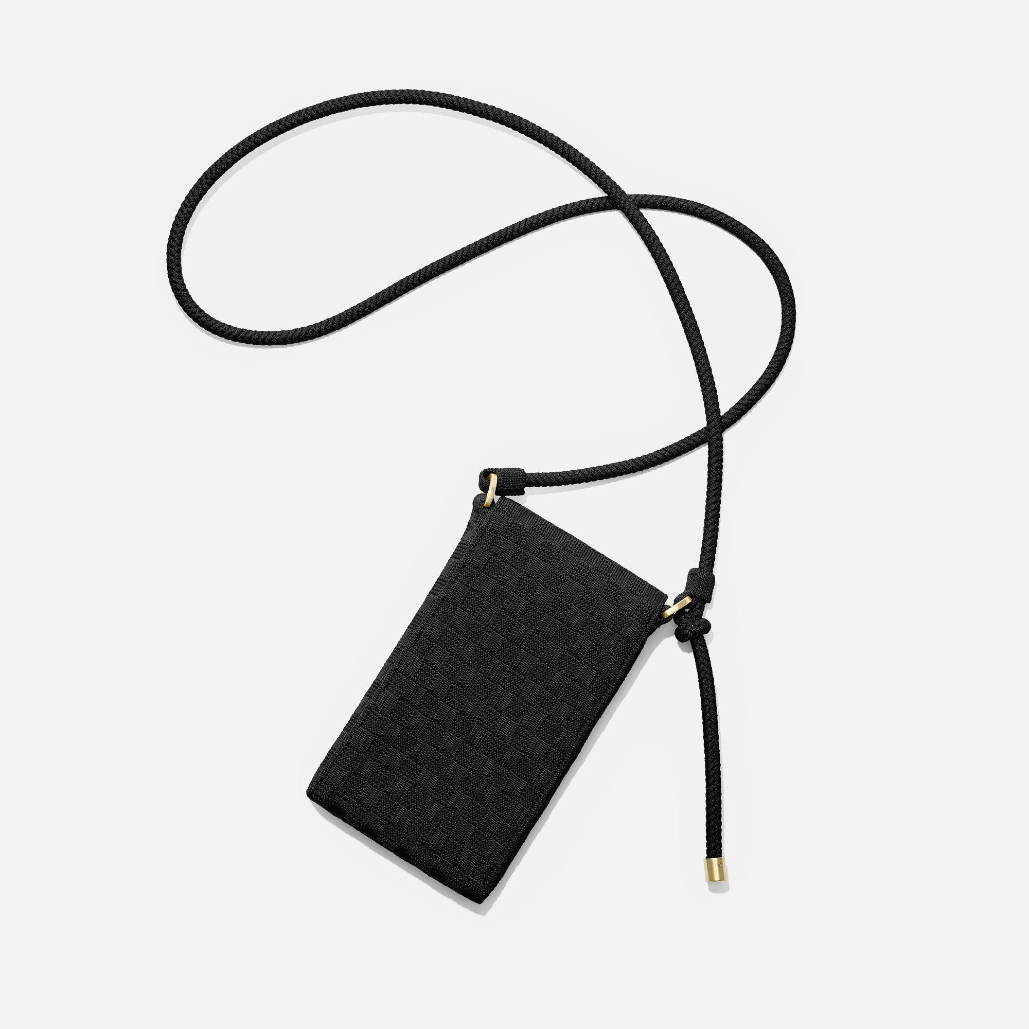 Alternative view of The Phone Crossbody   Black Sand