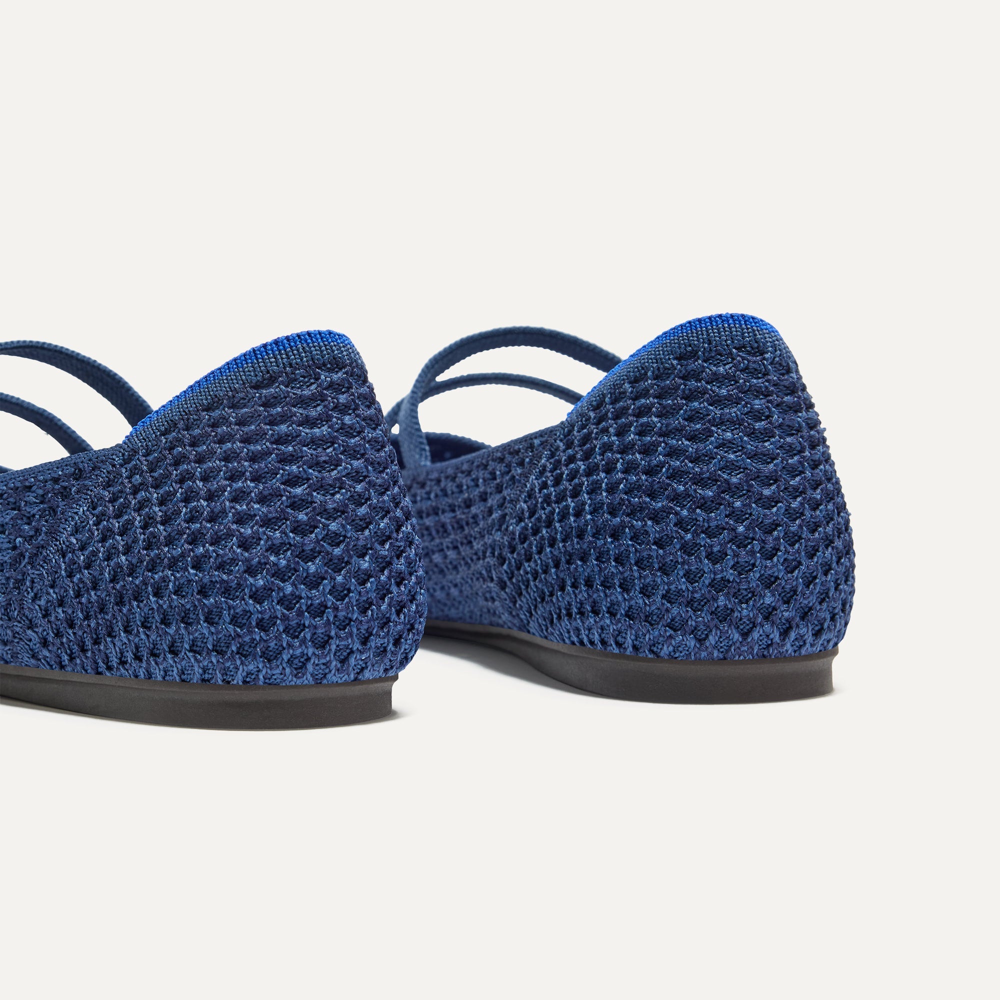 The Double Buckle Mary Jane Blue Mesh - Image 5