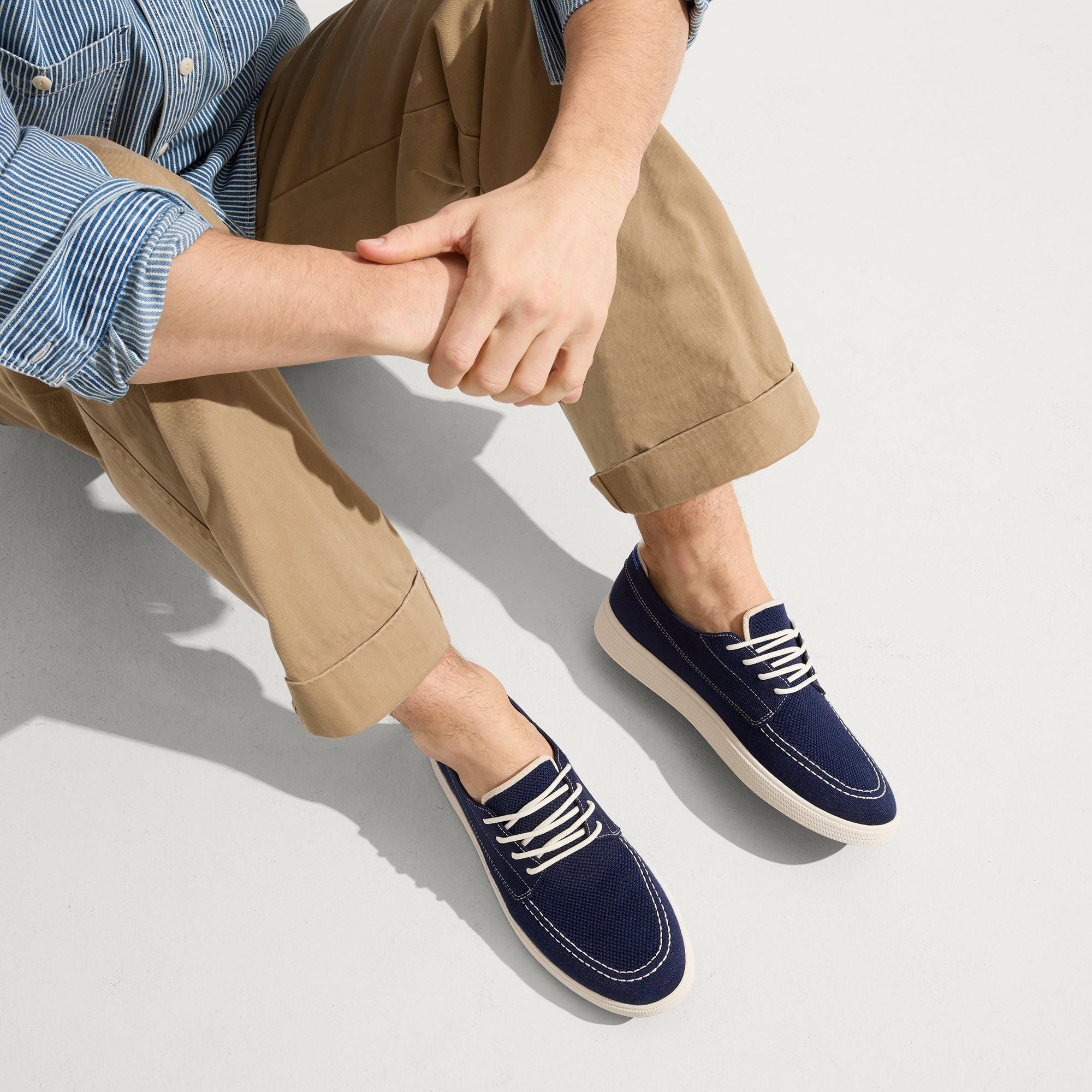 Alternative view of The Ravello Boat Shoe   Nautical Navy