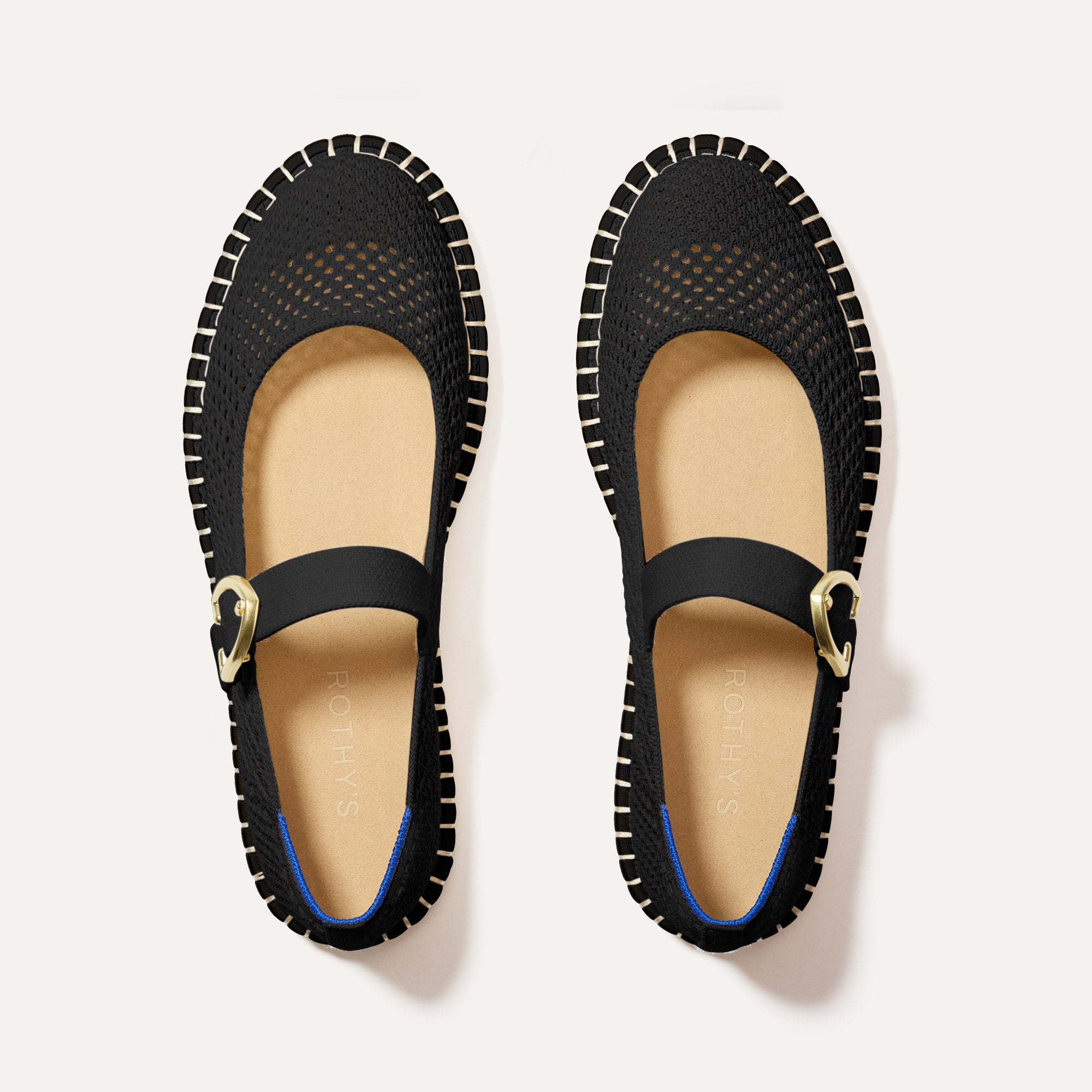 The Espadrille Mary Jane   Black