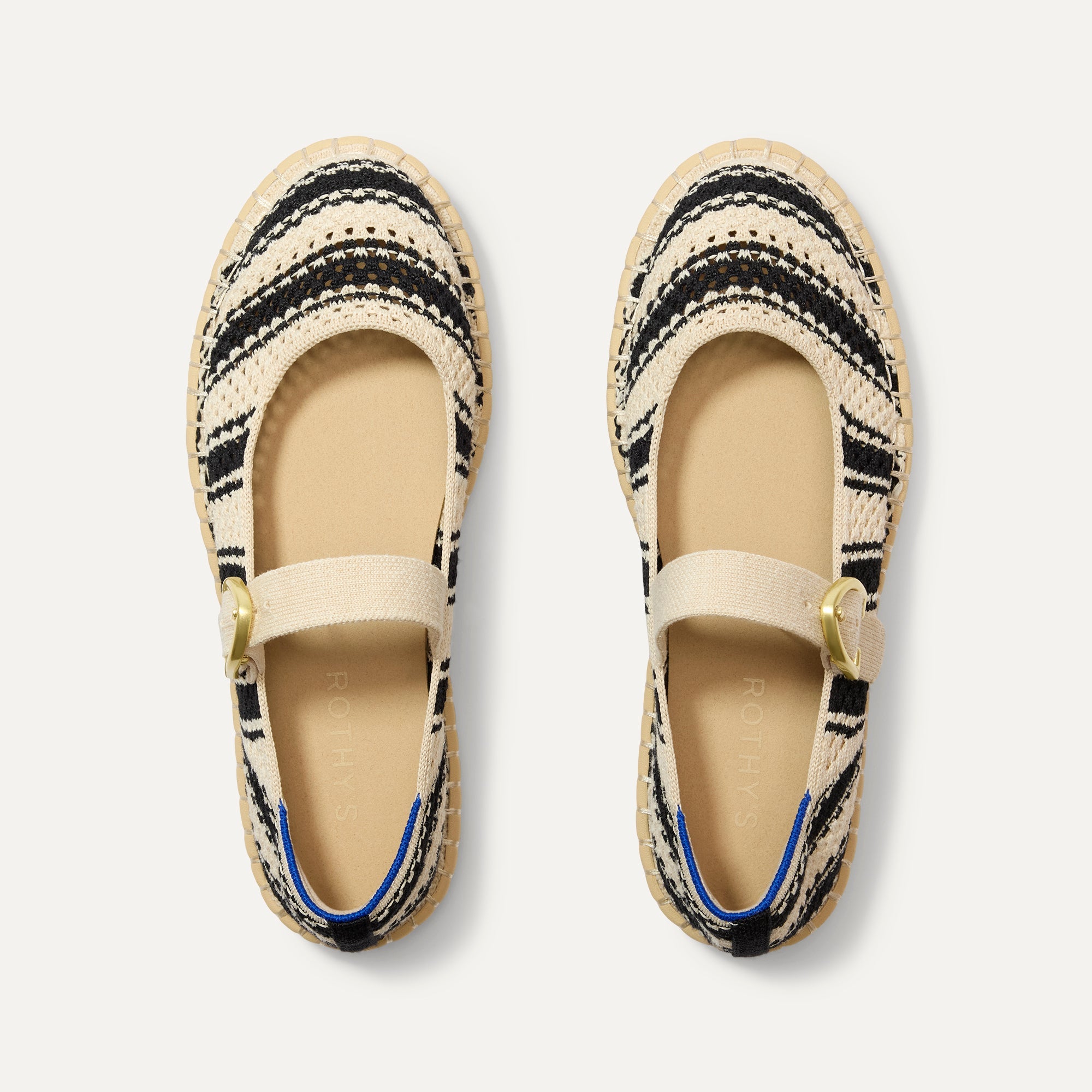 The Espadrille Mary Jane   Compass Stripe