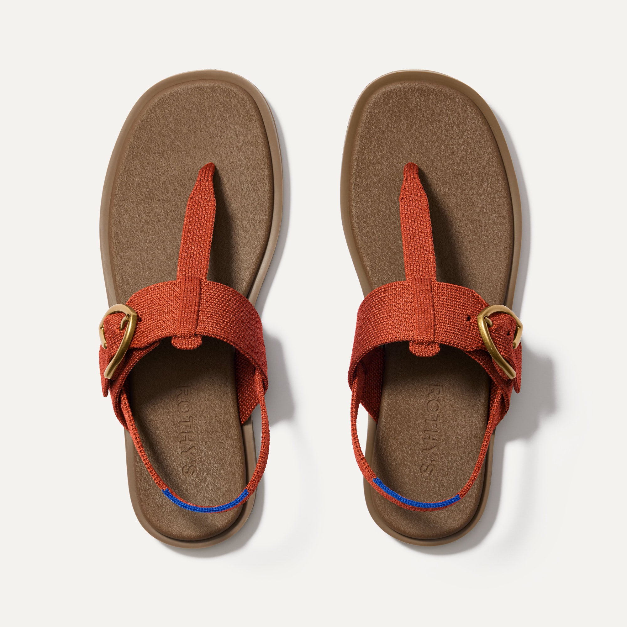 The T Strap Sandal Brick