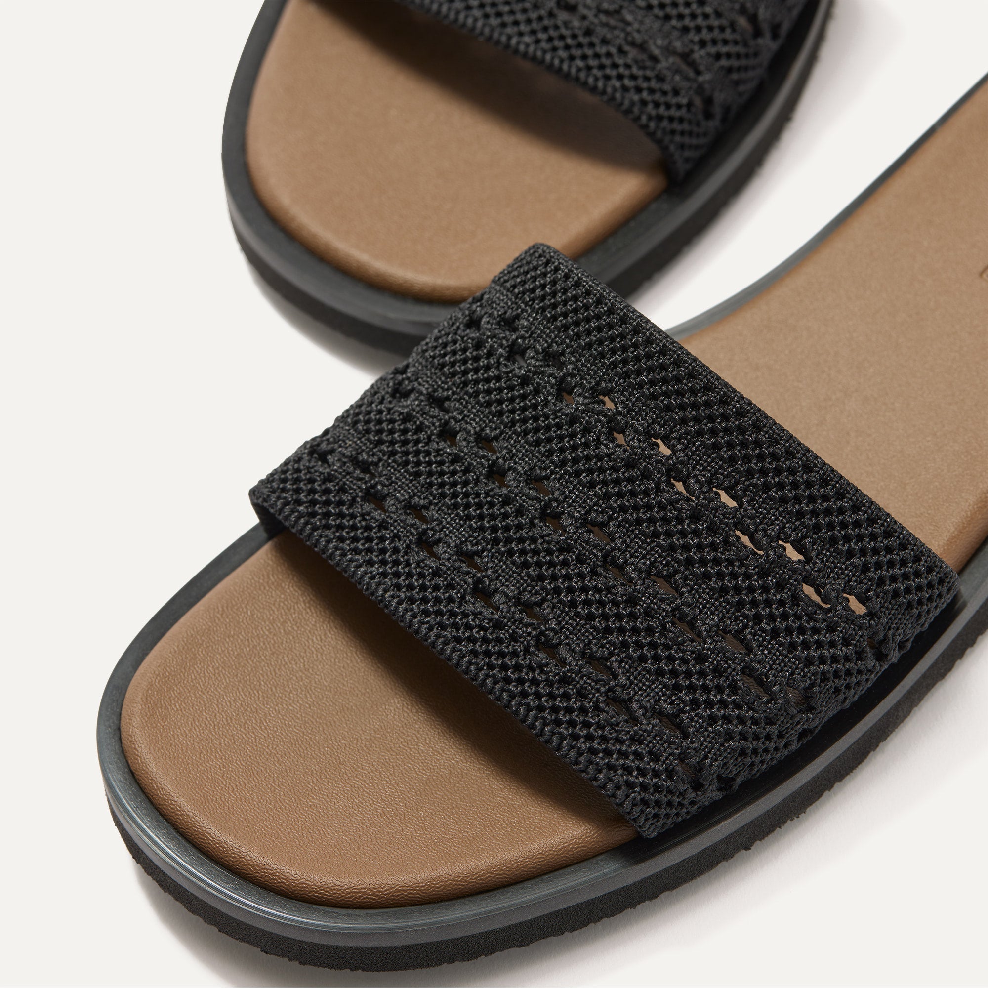 The Slide Sandal Black Crochet - Image 4