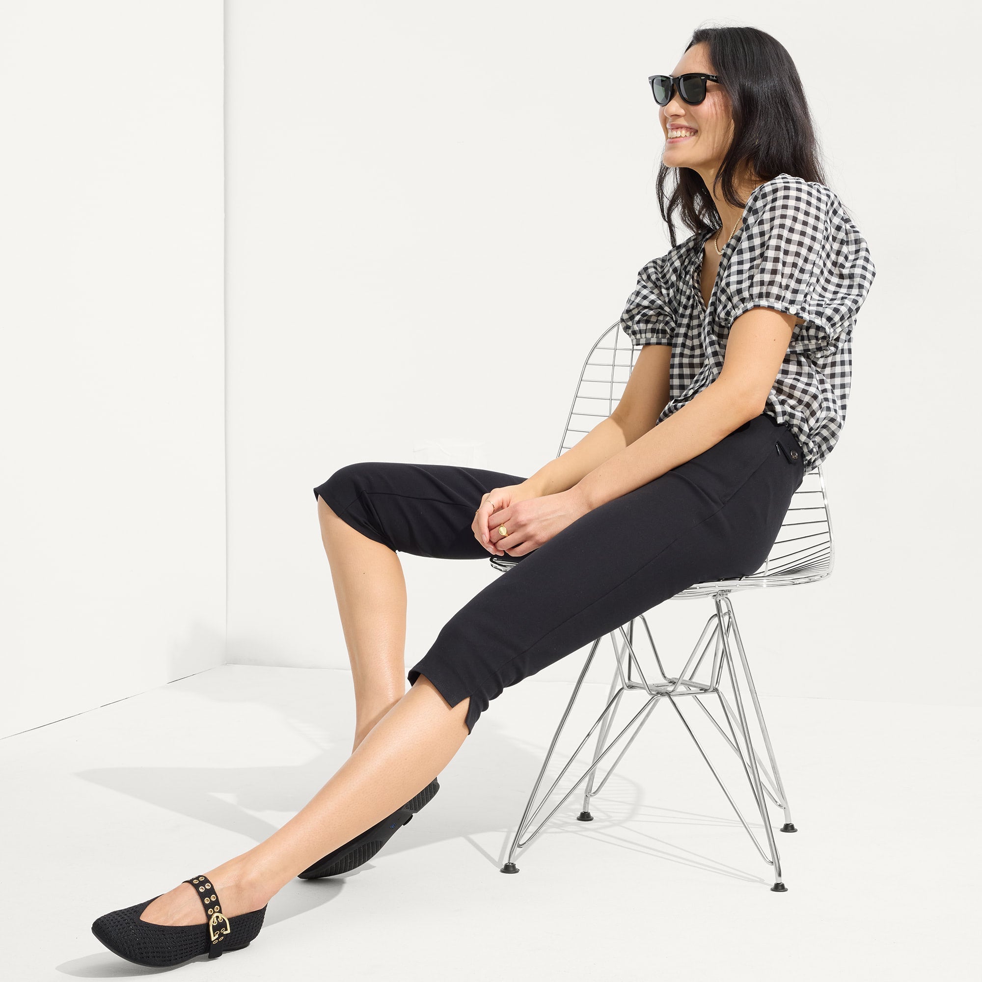 The Max Buckle Mary Jane Black Mesh - Image 4