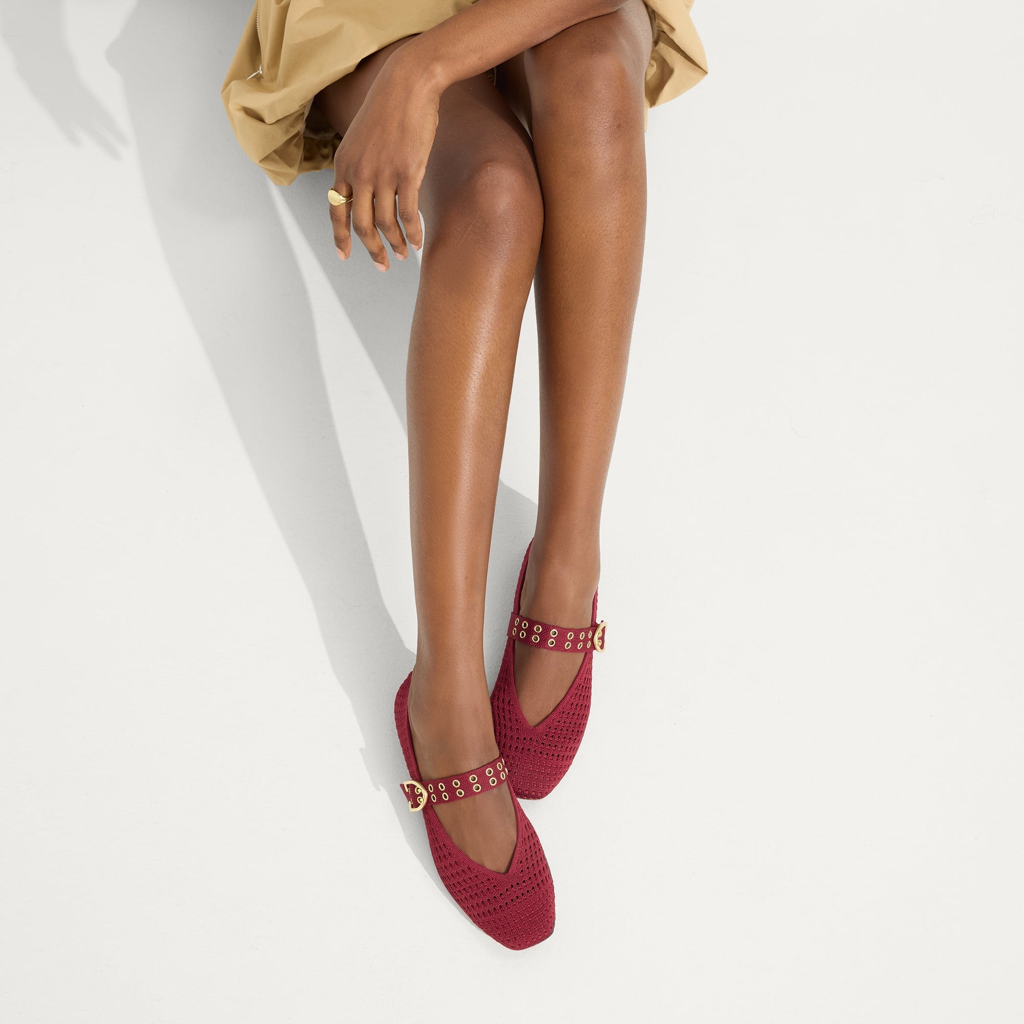 The Max Buckle Mary Jane Ruby Mesh - Image 3