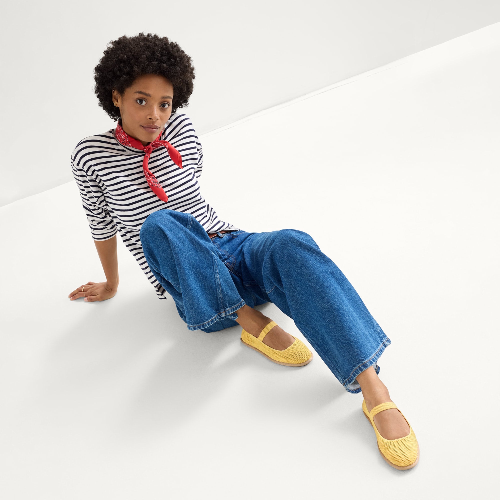 The Cruiser Mary Jane Sunbeam Raffia Knit - Image 3