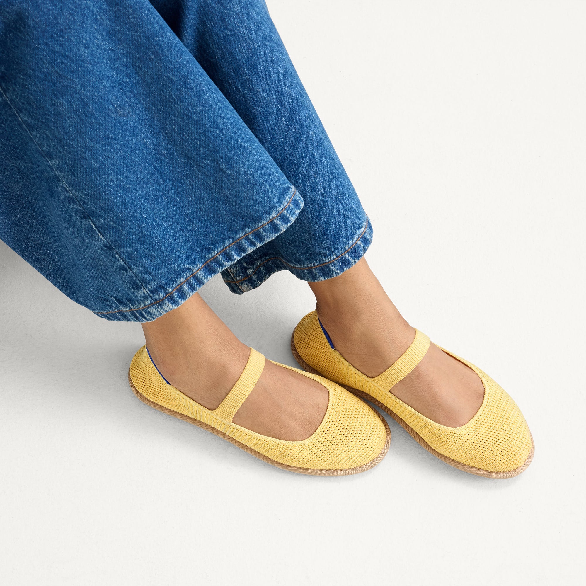 Alternative view of The Cruiser Mary Jane   Sunbeam Raffia Knit