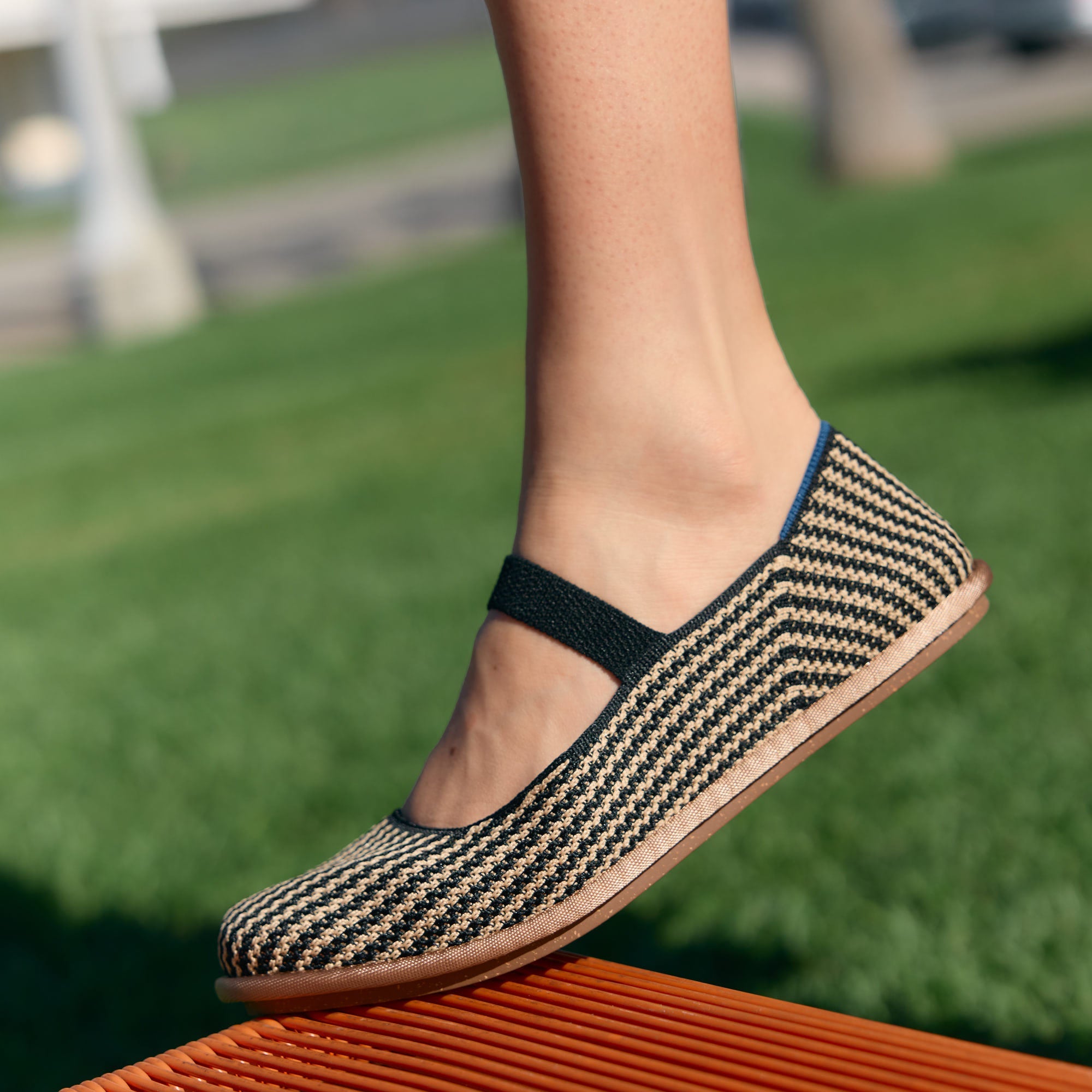 The Cruiser Mary Jane Toffee Stripe - Image 9