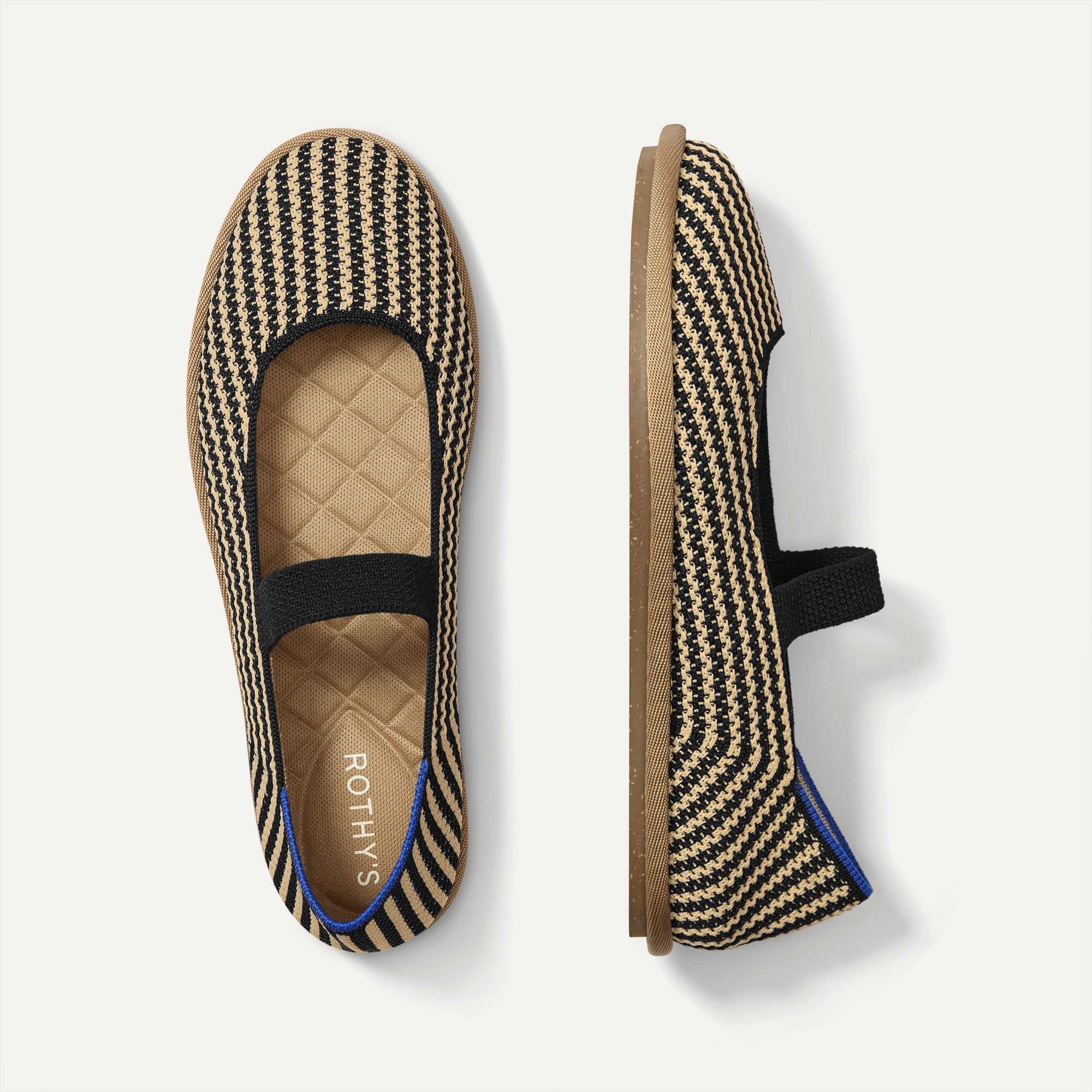 The Cruiser Mary Jane   Toffee Stripe