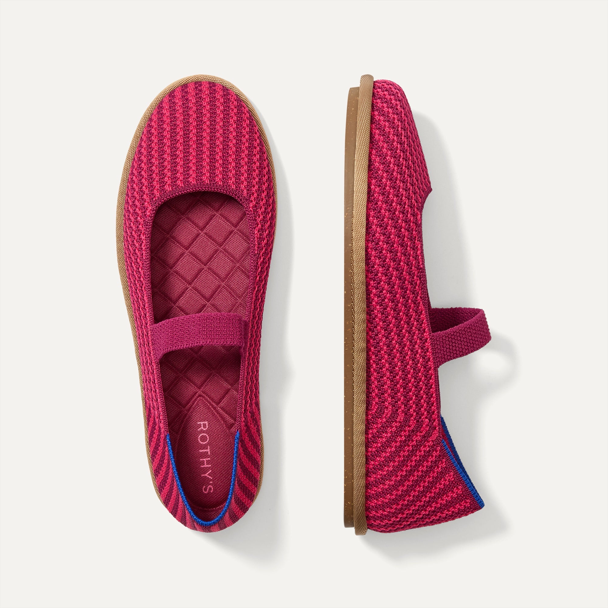 The Cruiser Mary Jane   Raspberry Stripe