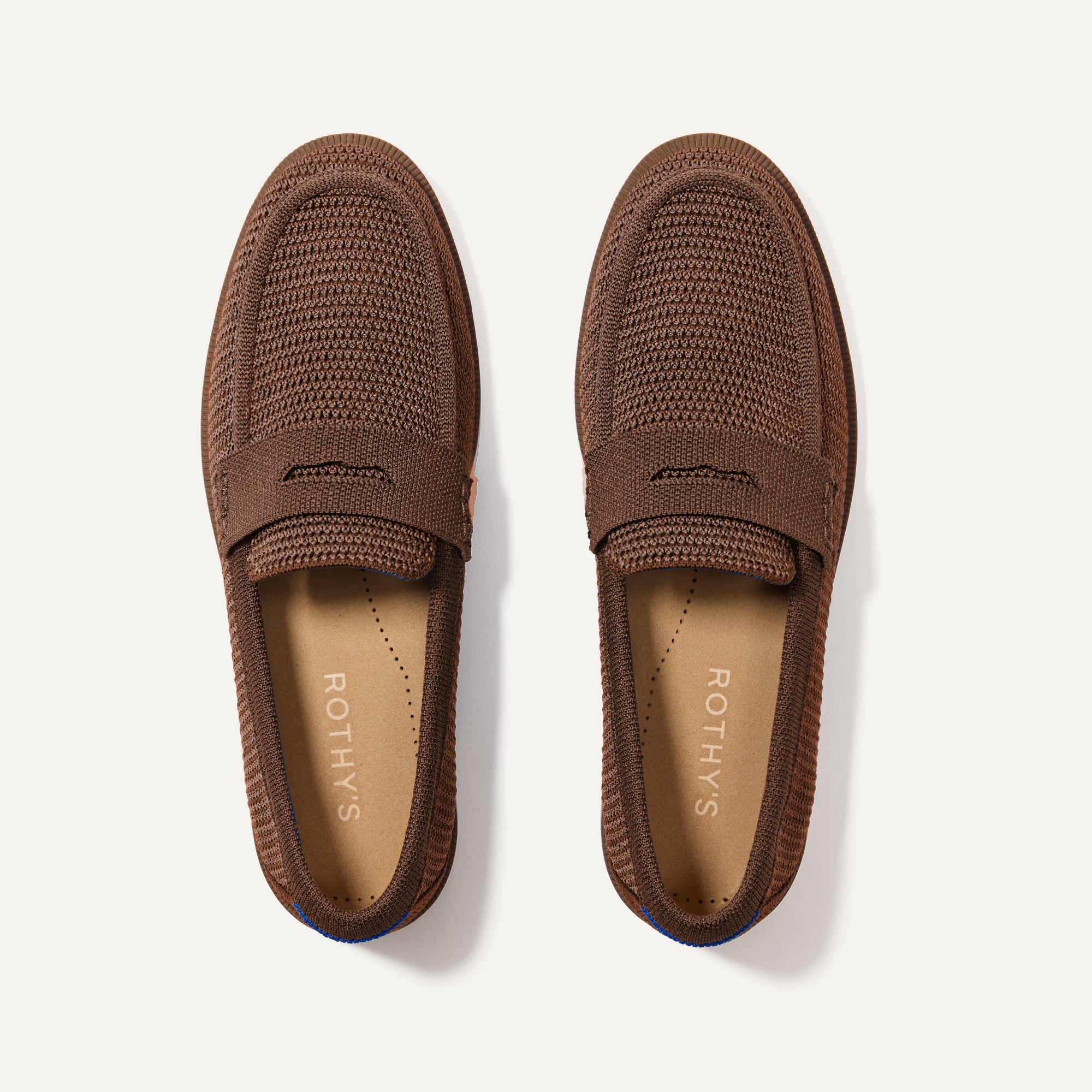 The Penny Loafer   Cinnamon Raffia Knit