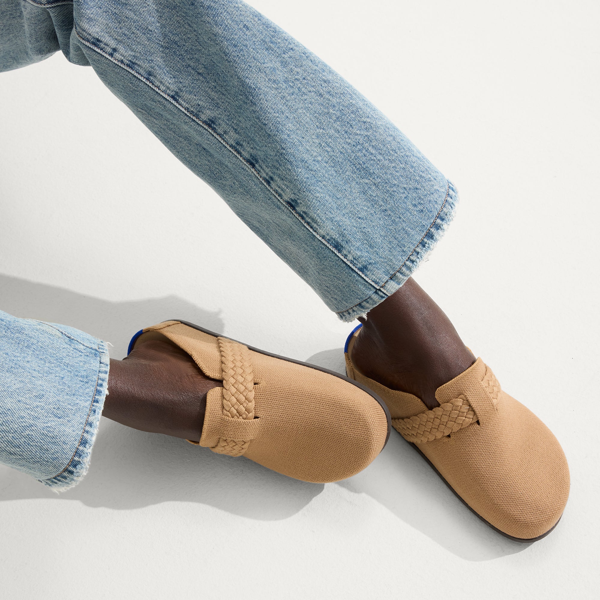 Alternative view of The Braid Clog   Butternut