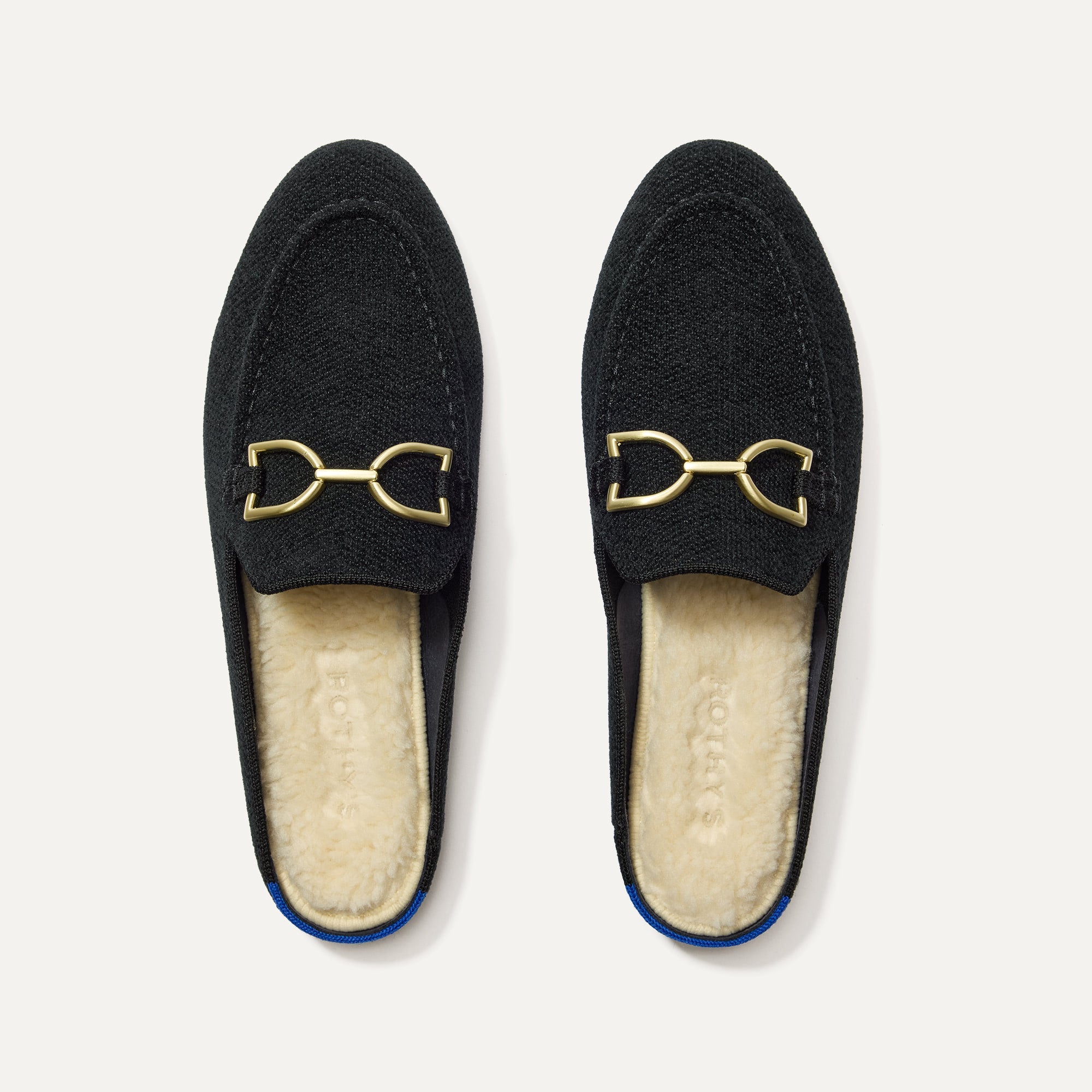 The ReVelvet™ Cozy Bit Loafer Mule ReVelvet™ Black