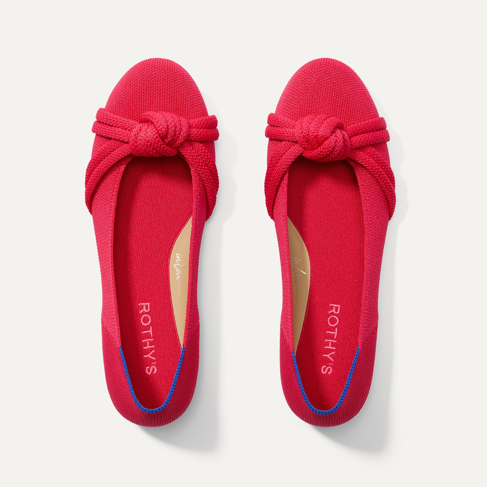 The Knot Ballet Flat Lollipop Red