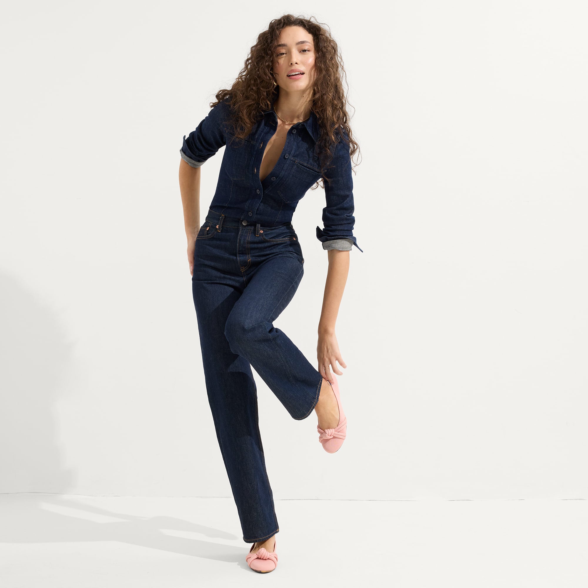 The Knot Ballet Flat Peony - Image 4