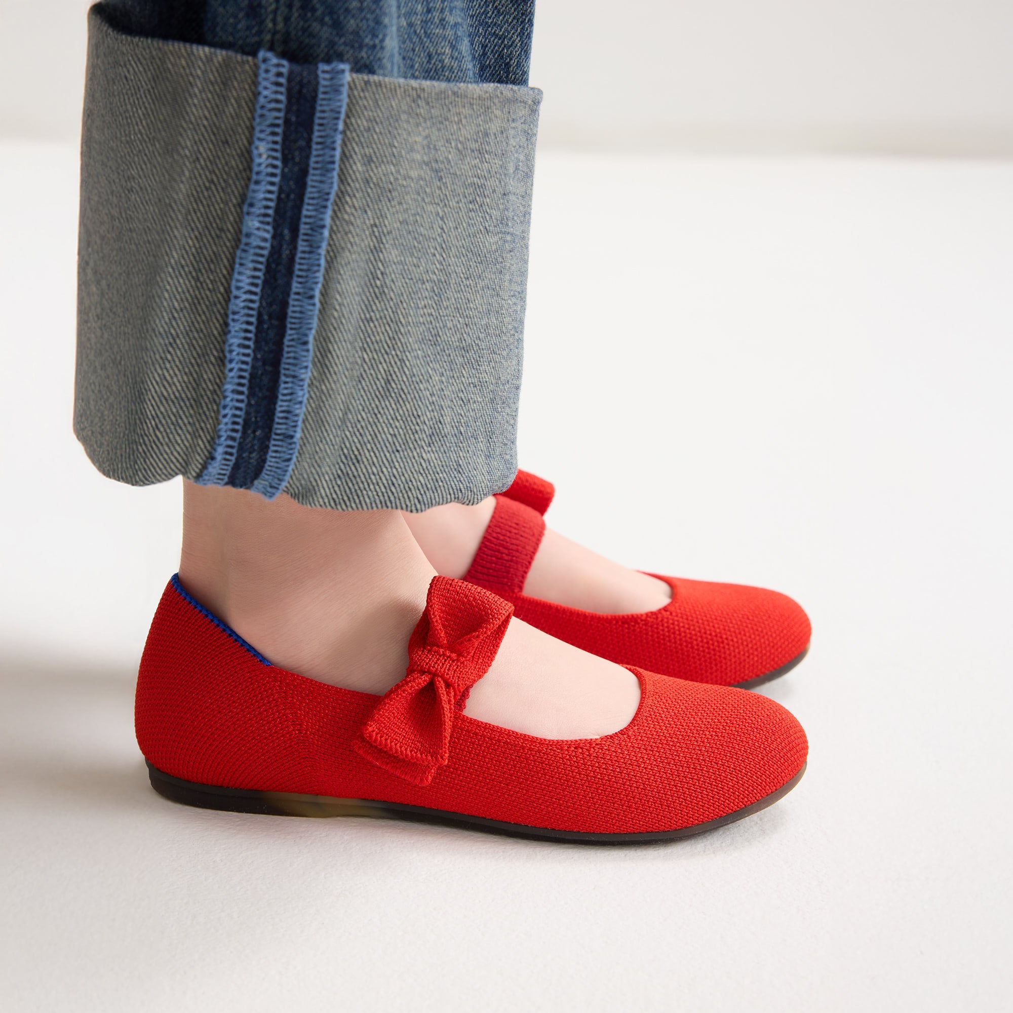 Alternative view of The Kids Tux Bow Mary Jane   Bright Red