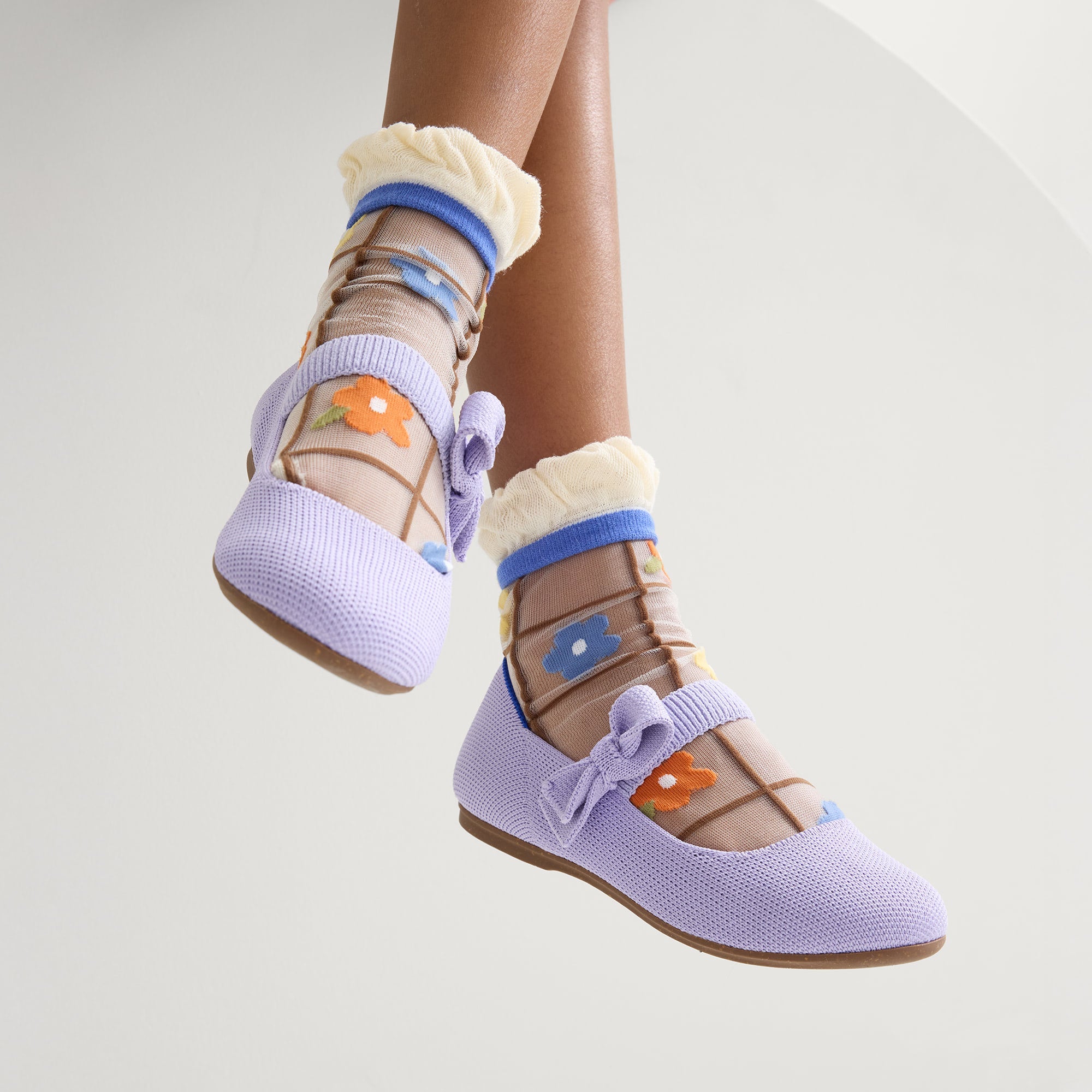 Alternative view of The Kids Tux Bow Mary Jane   Soft Orchid