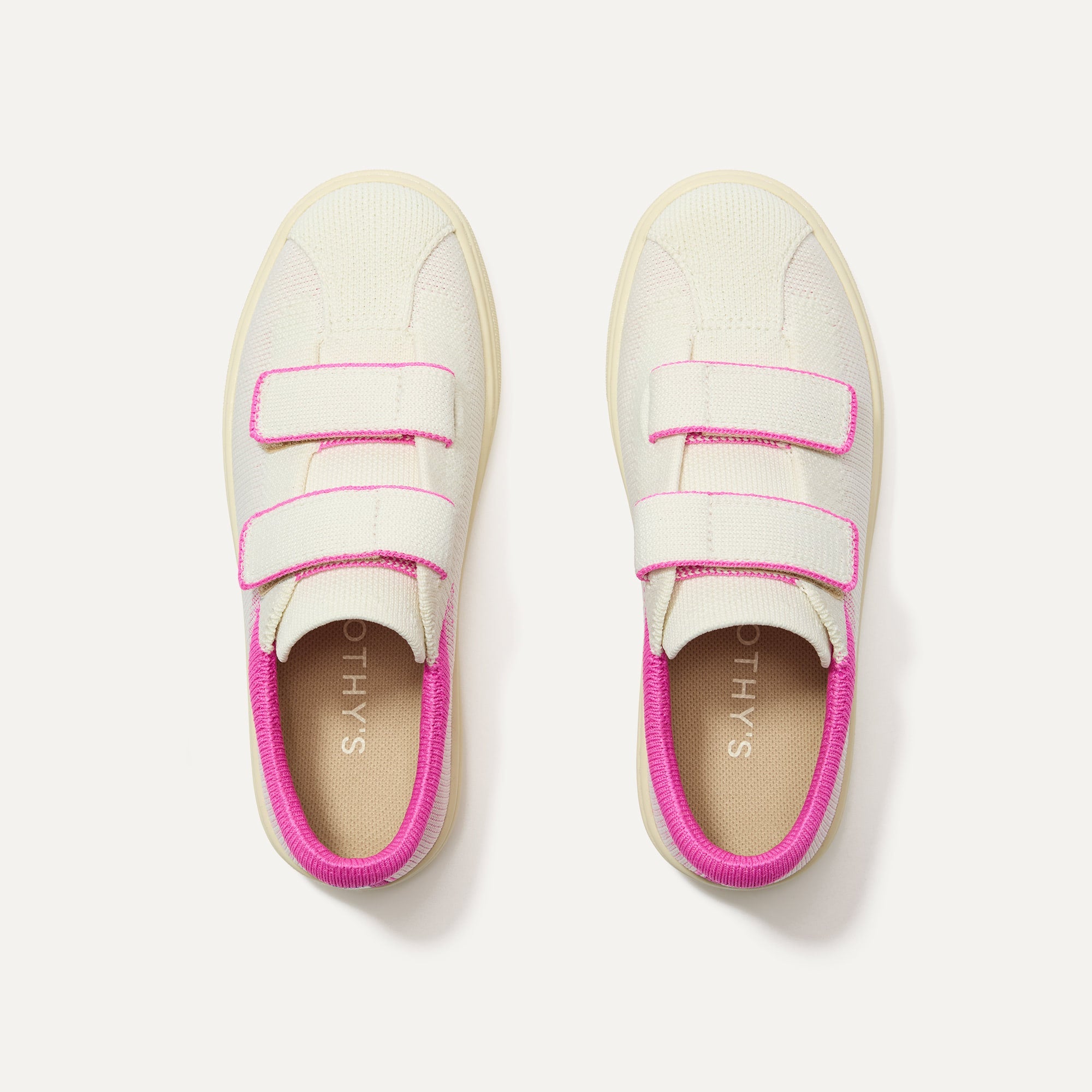 The Kids Strap Sneaker   Pink Taffy