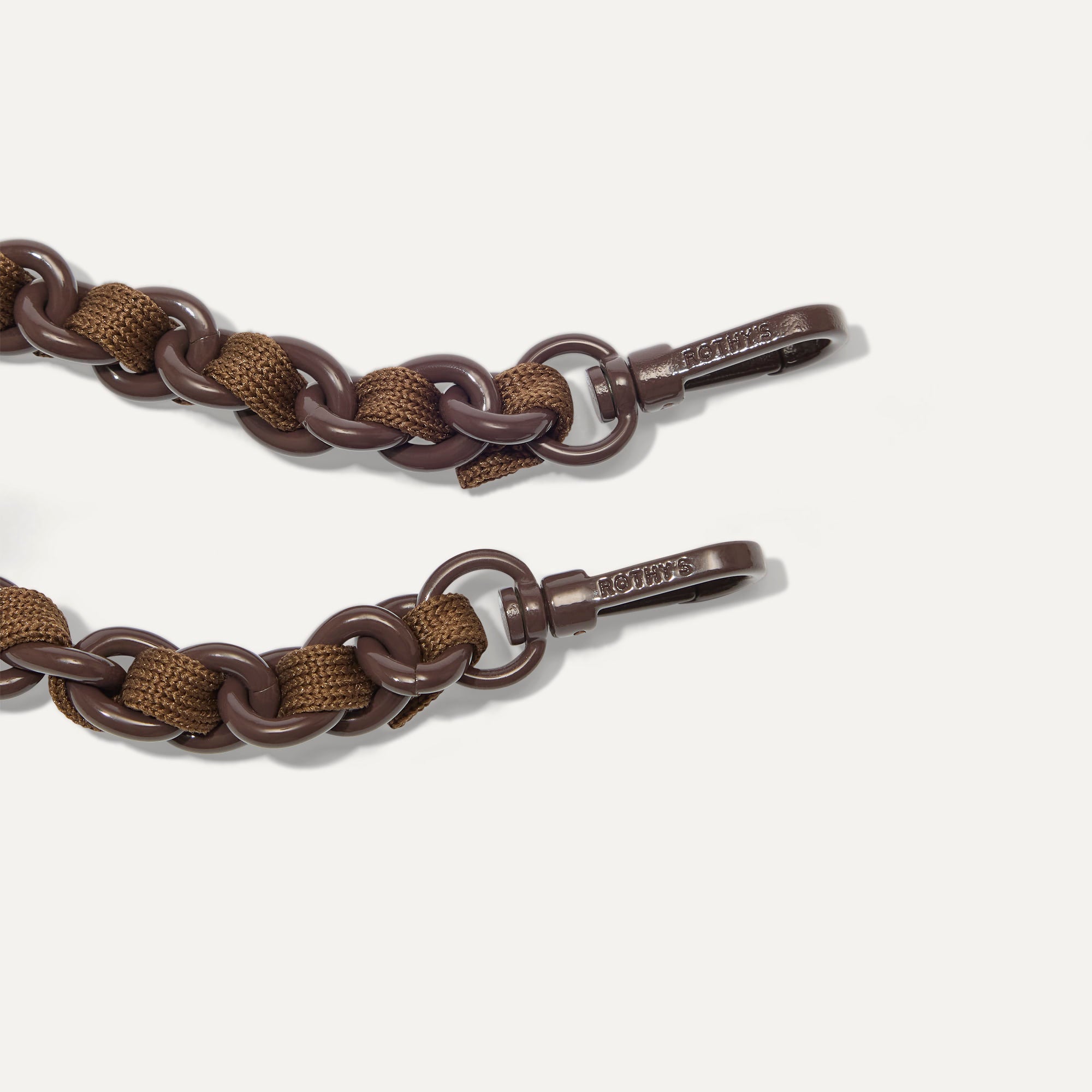 The Crossbody Strap Espresso Chain Knit - Image 3