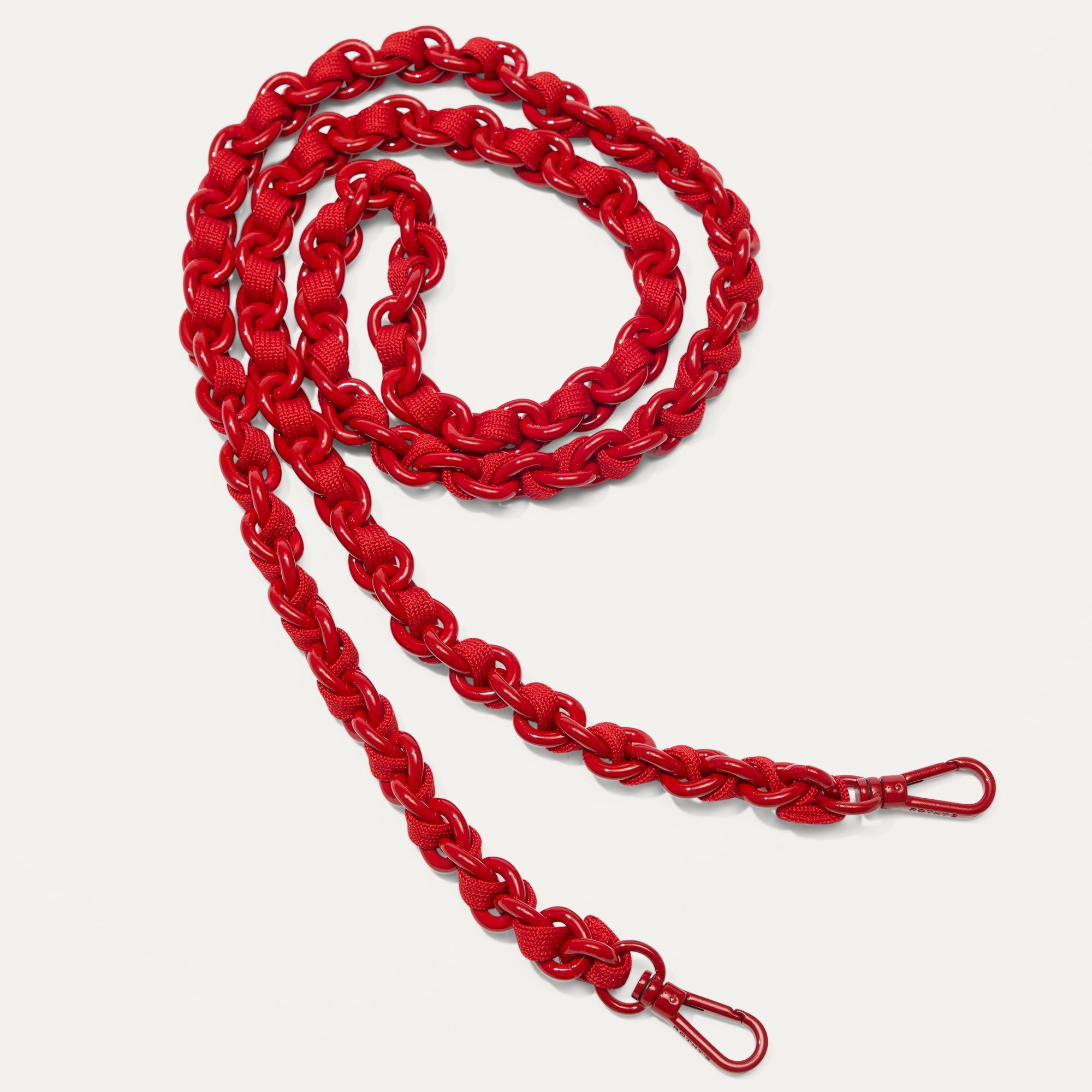 The Crossbody Strap Scarlet Chain Knit