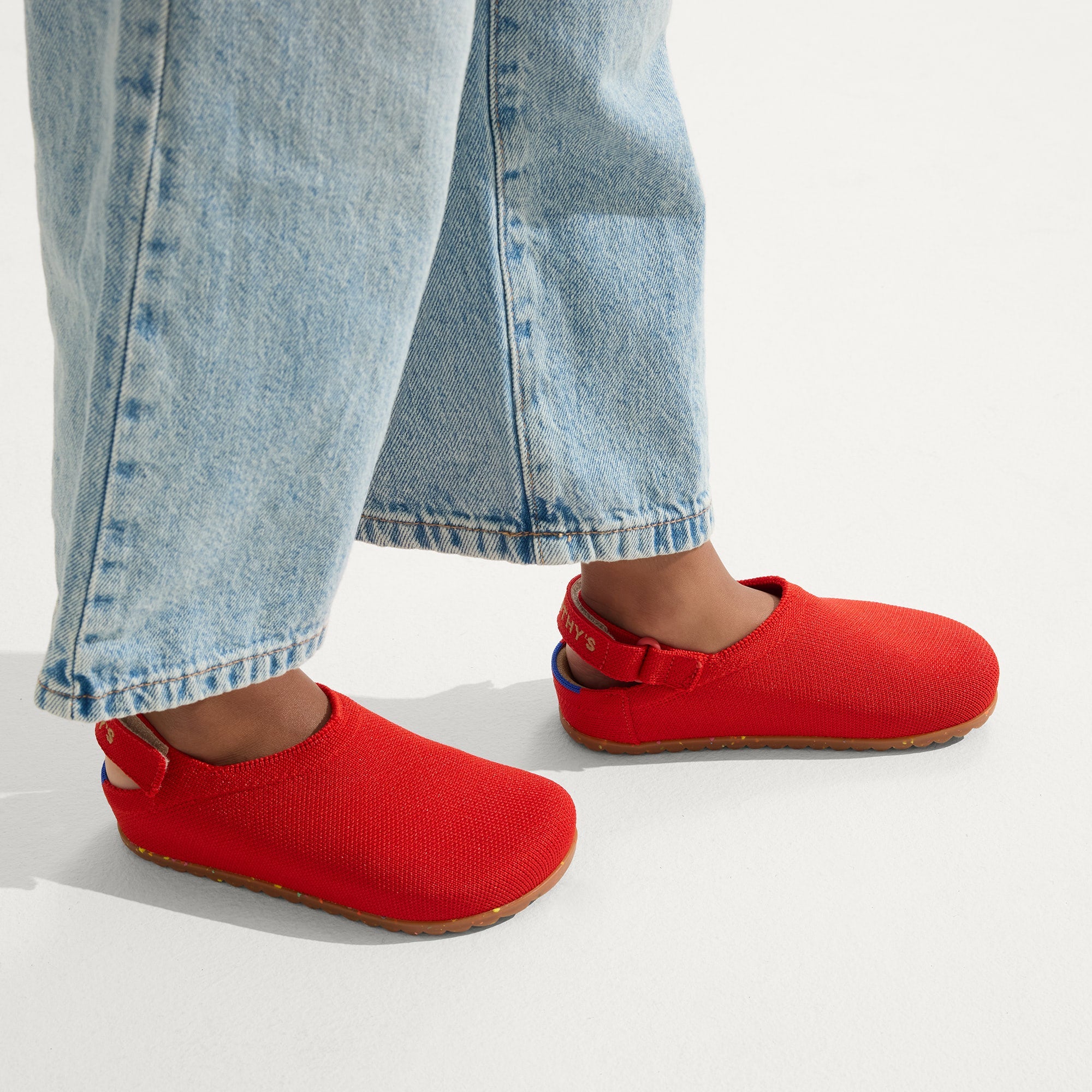 Alternative view of The Kids Clog   Firetruck Red