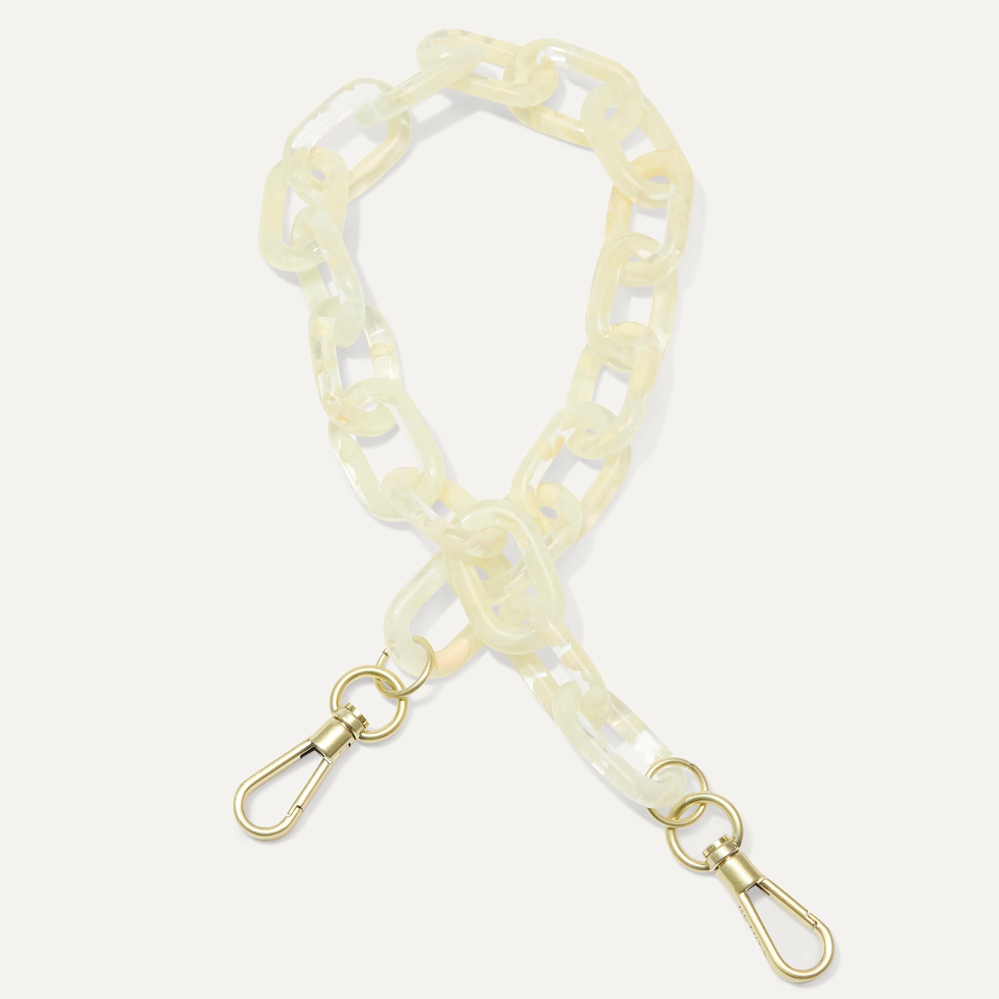 The Shoulder Strap Opal White Chain