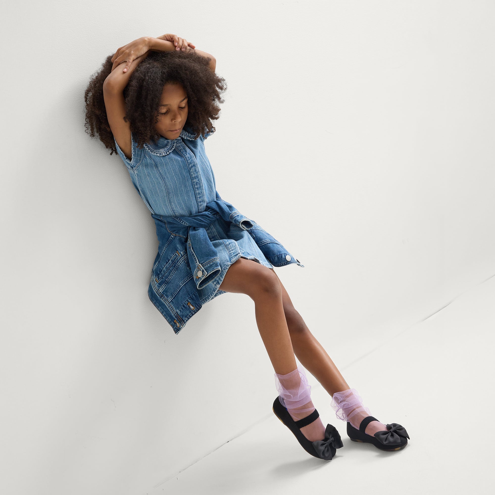 The Kids Big Bow Mary Jane Black - Image 4