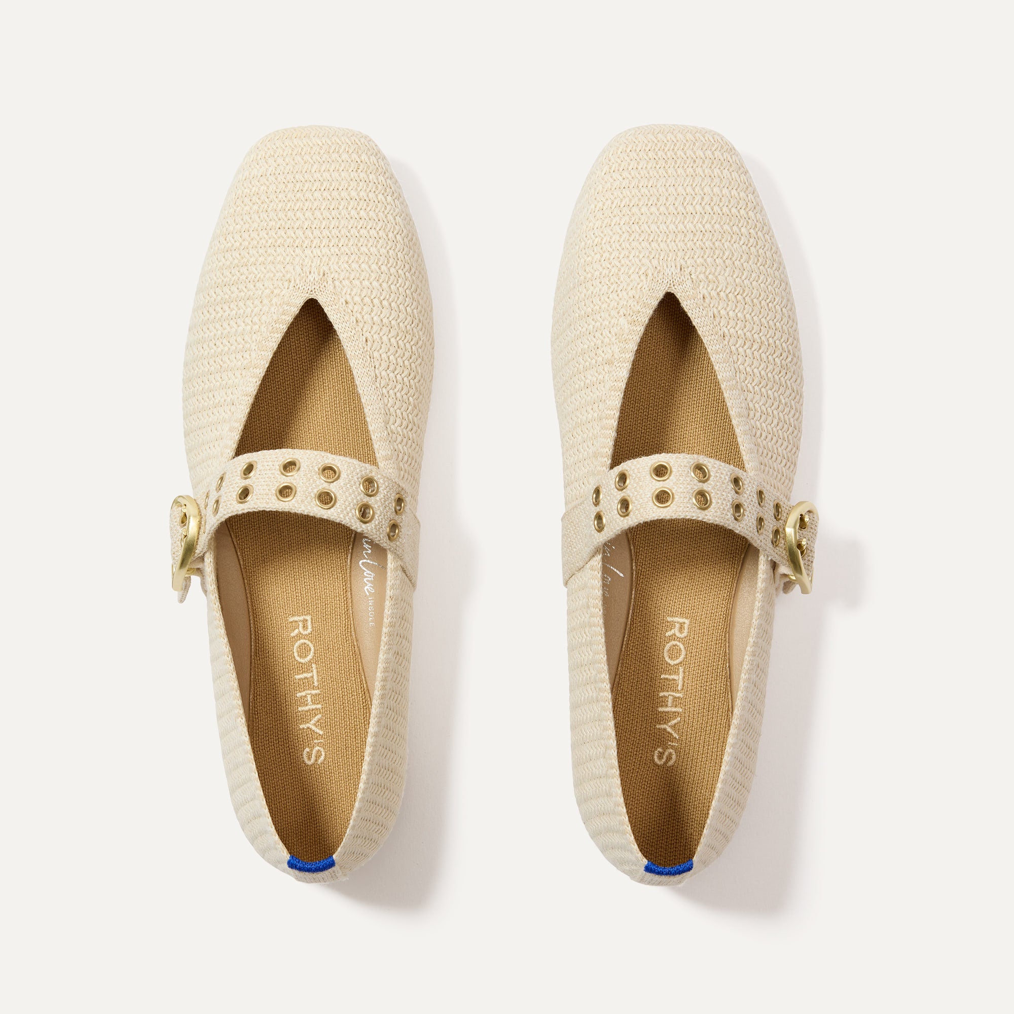 The Max Buckle Mary Jane Cream Woven