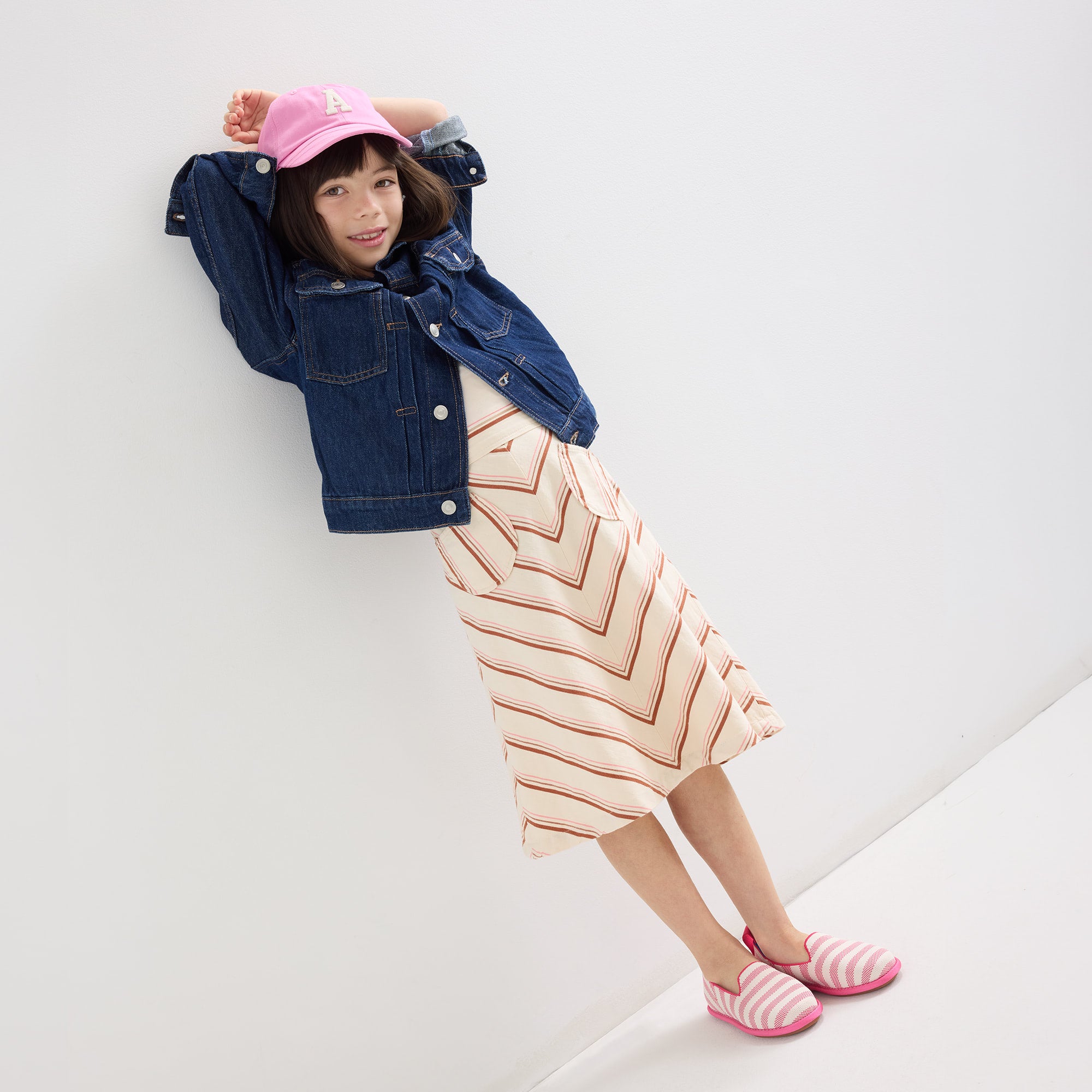 The Mini Loafer (for Kids) Sorbet Stripe - Image 3