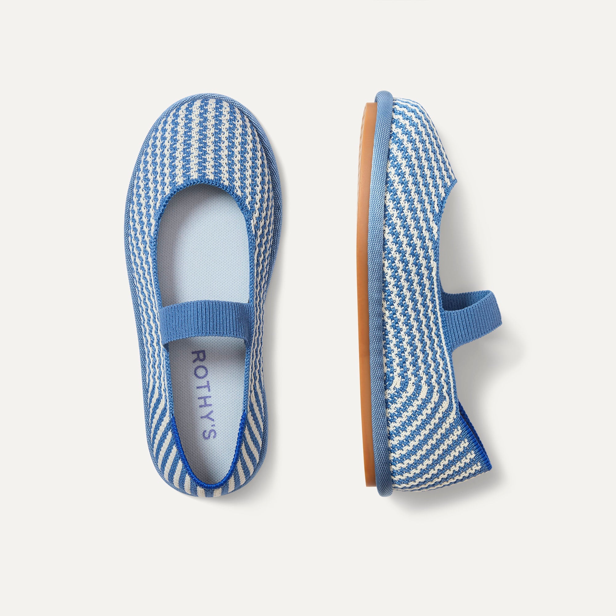 The Mini Mary Jane (for Kids) Blueberry Stripe
