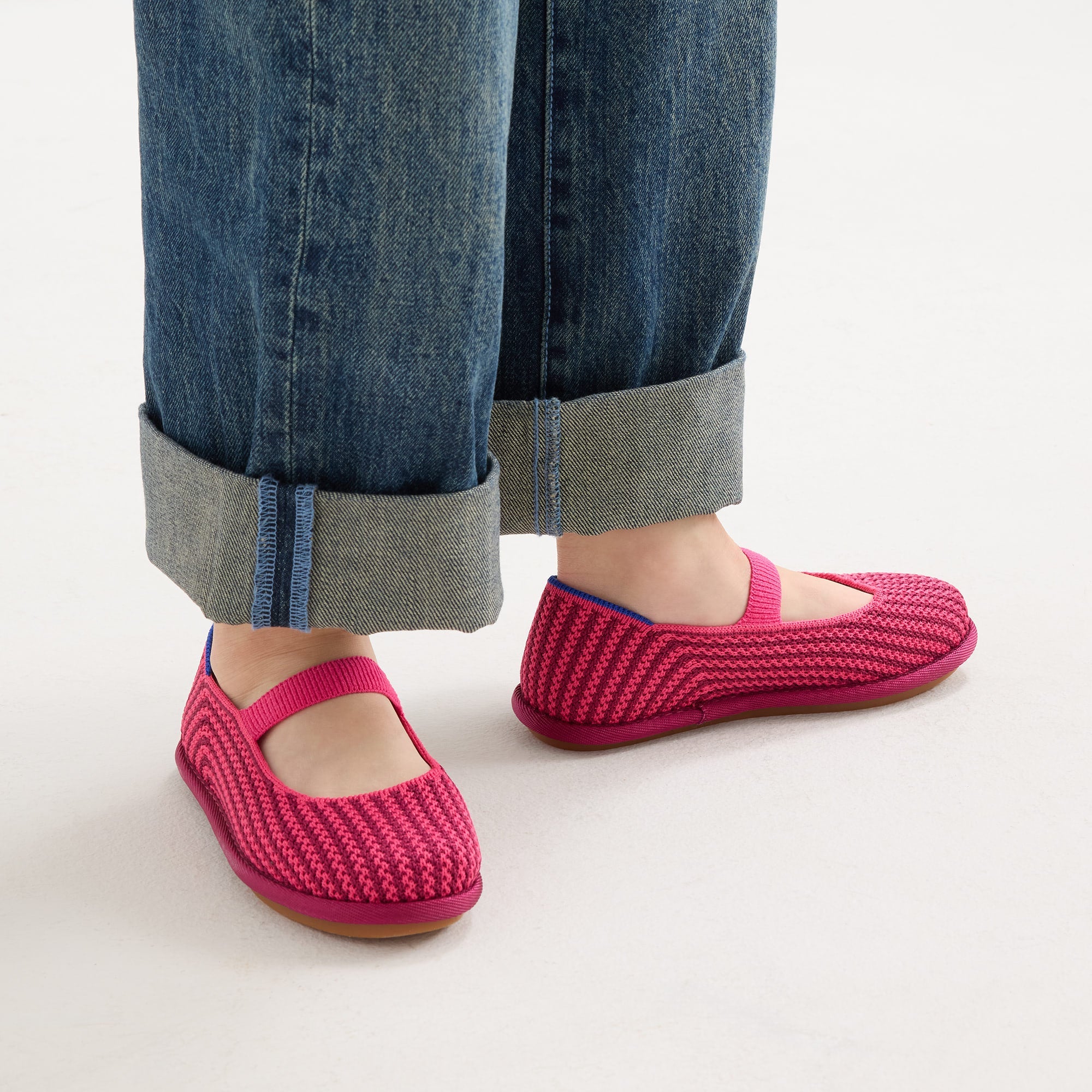 Alternative view of The Mini Mary Jane (for Kids)   Raspberry Stripe